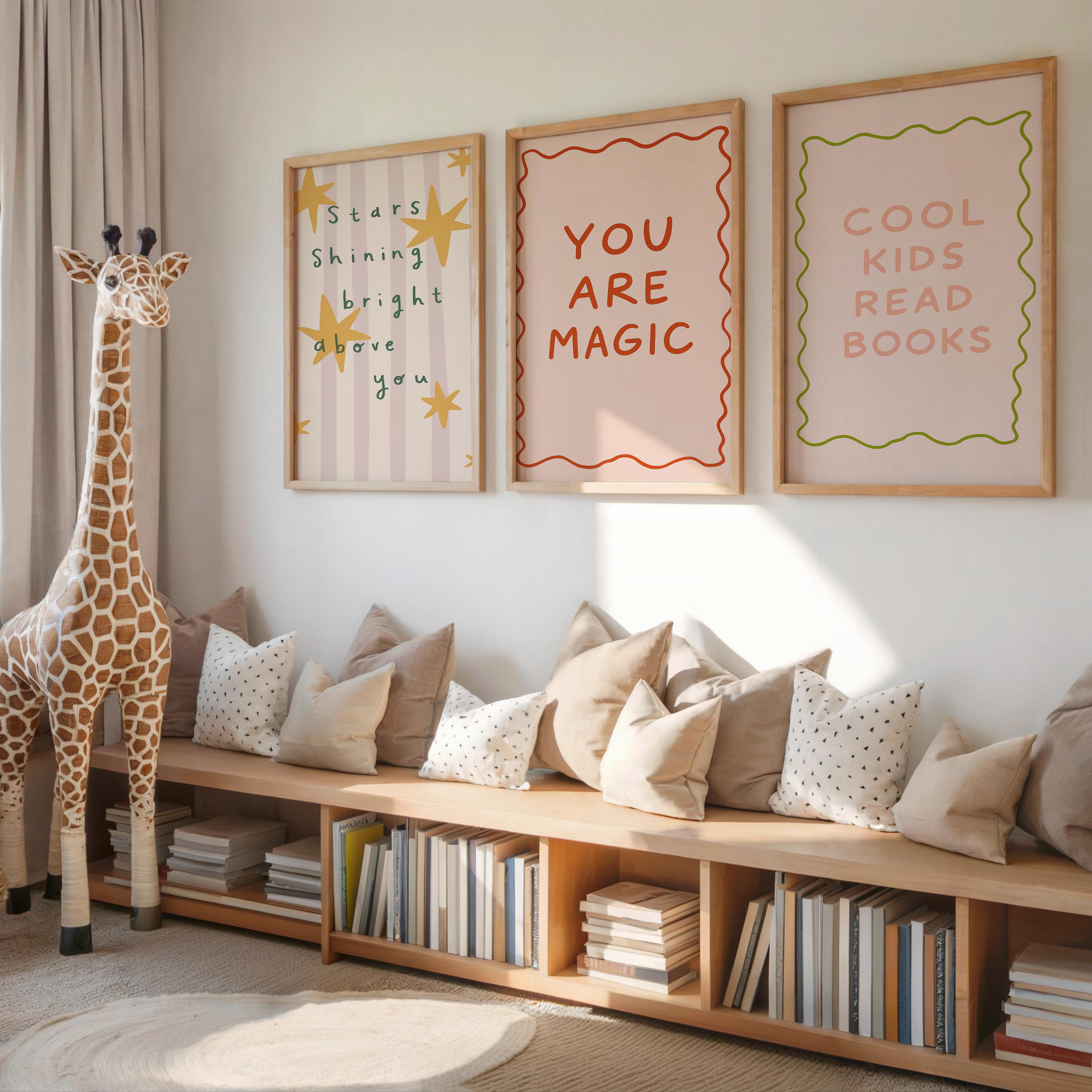 Cool Kids Read Books Poster