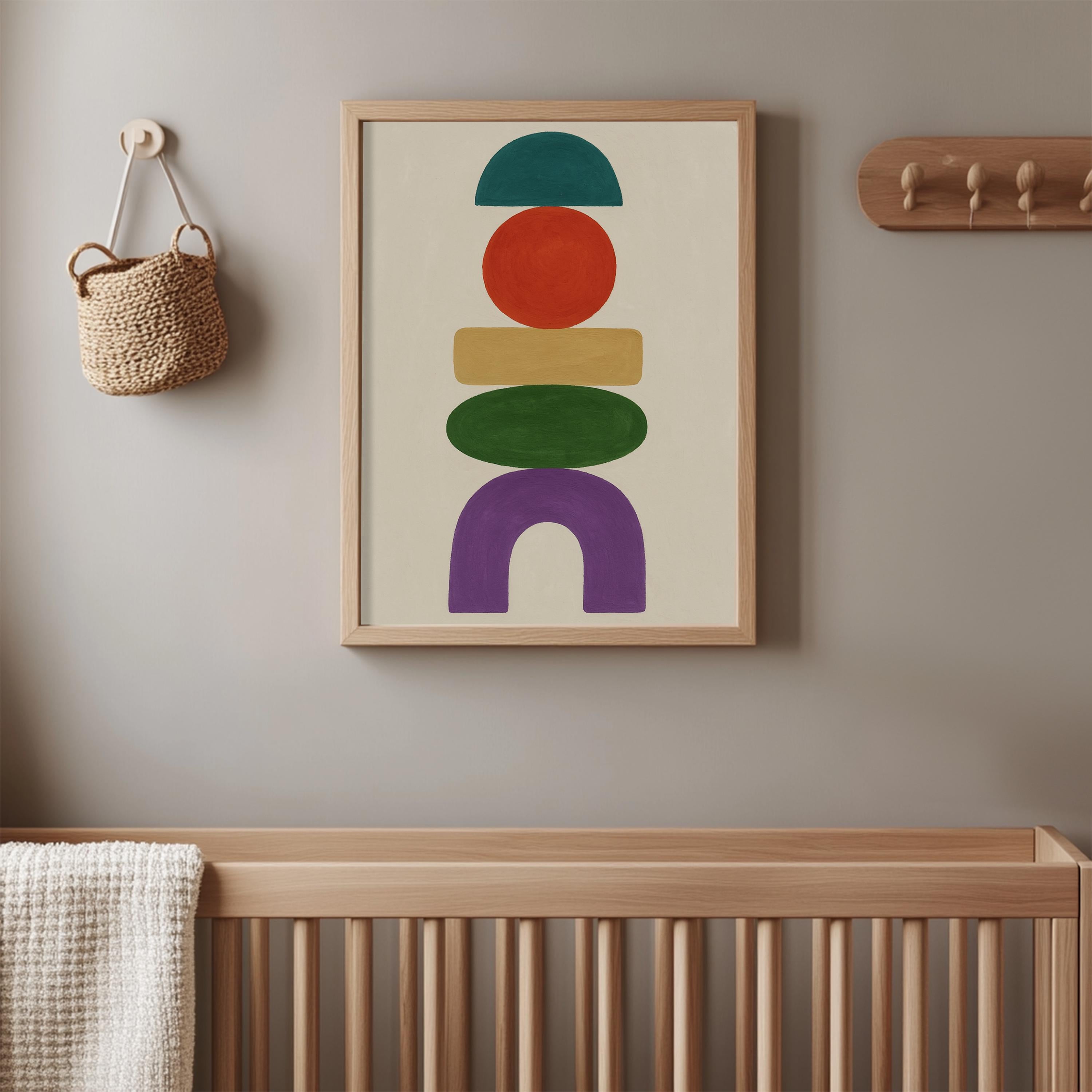 Abstract Geometric Shapes Poster