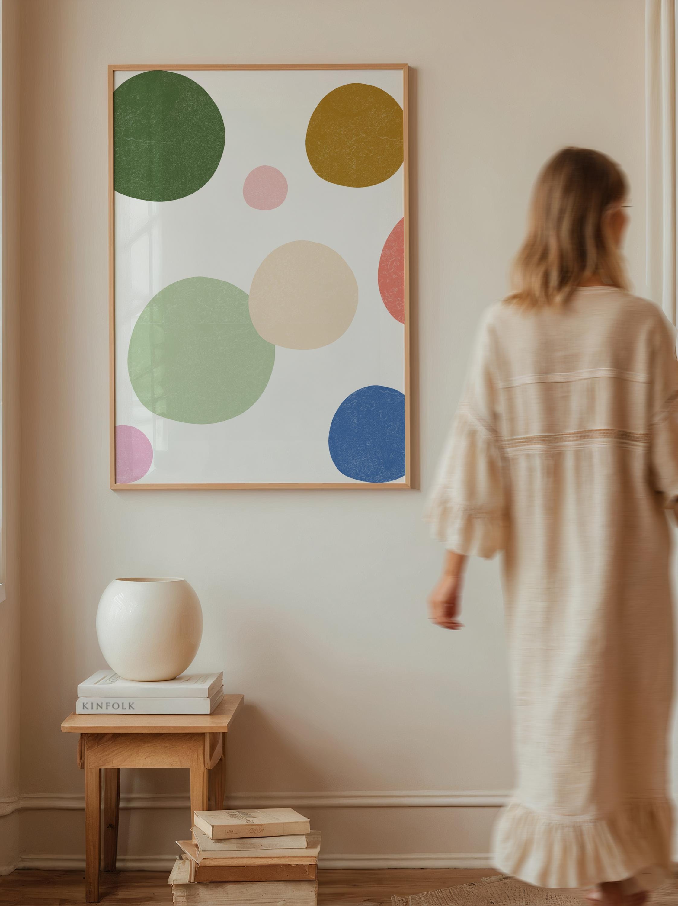 Colorful Abstract Shapes Poster