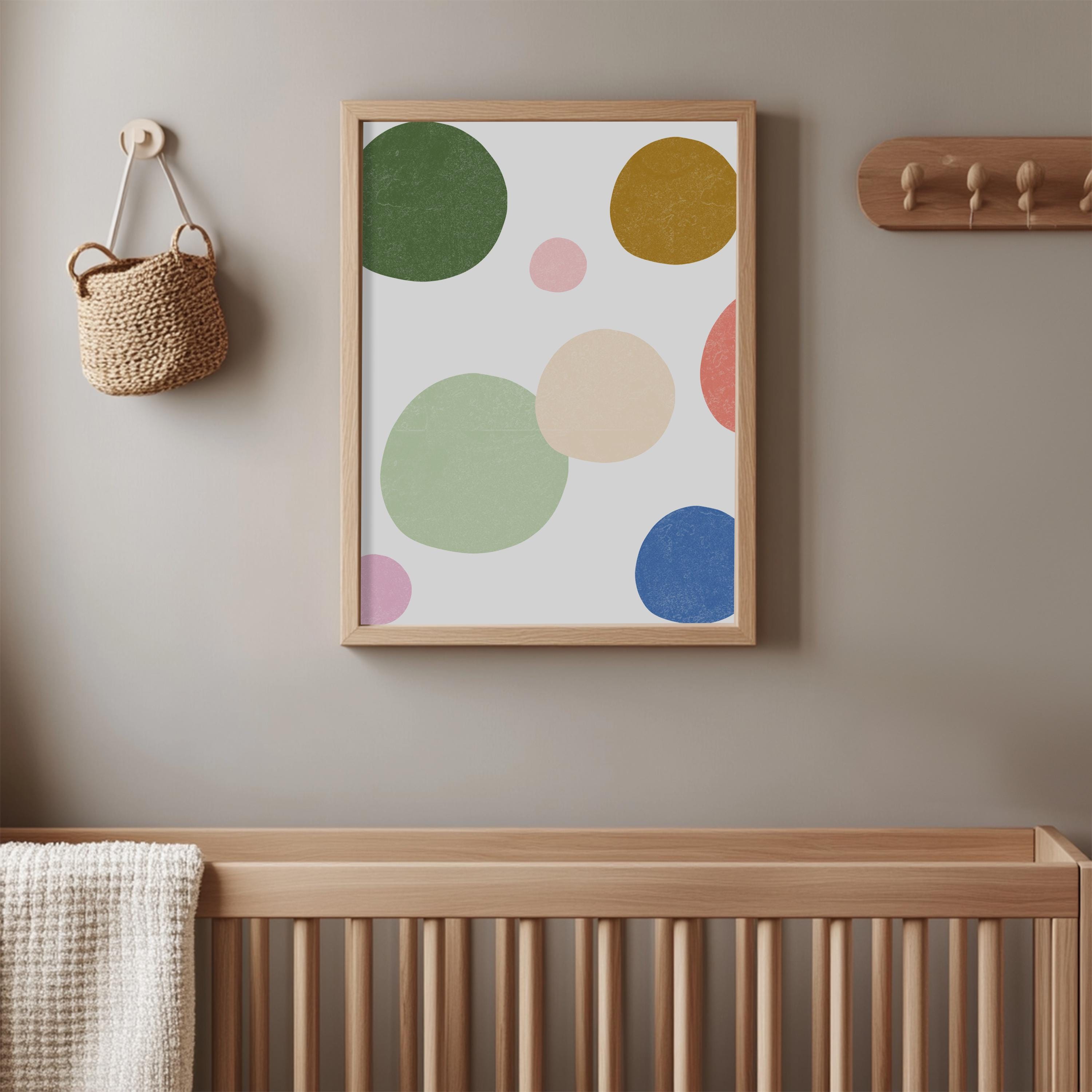 Colorful Abstract Shapes Poster