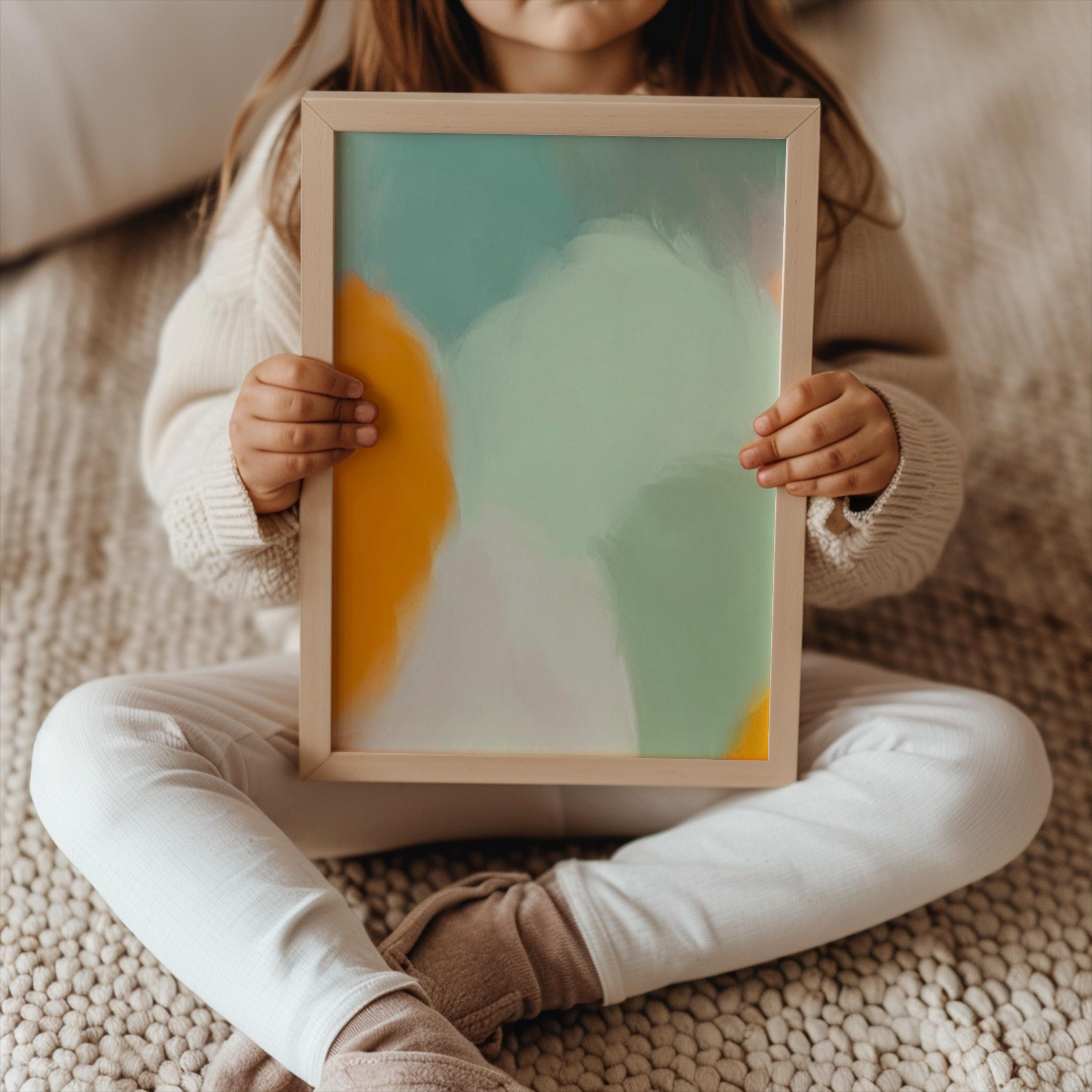 Abstract Pastel Wall Art Poster