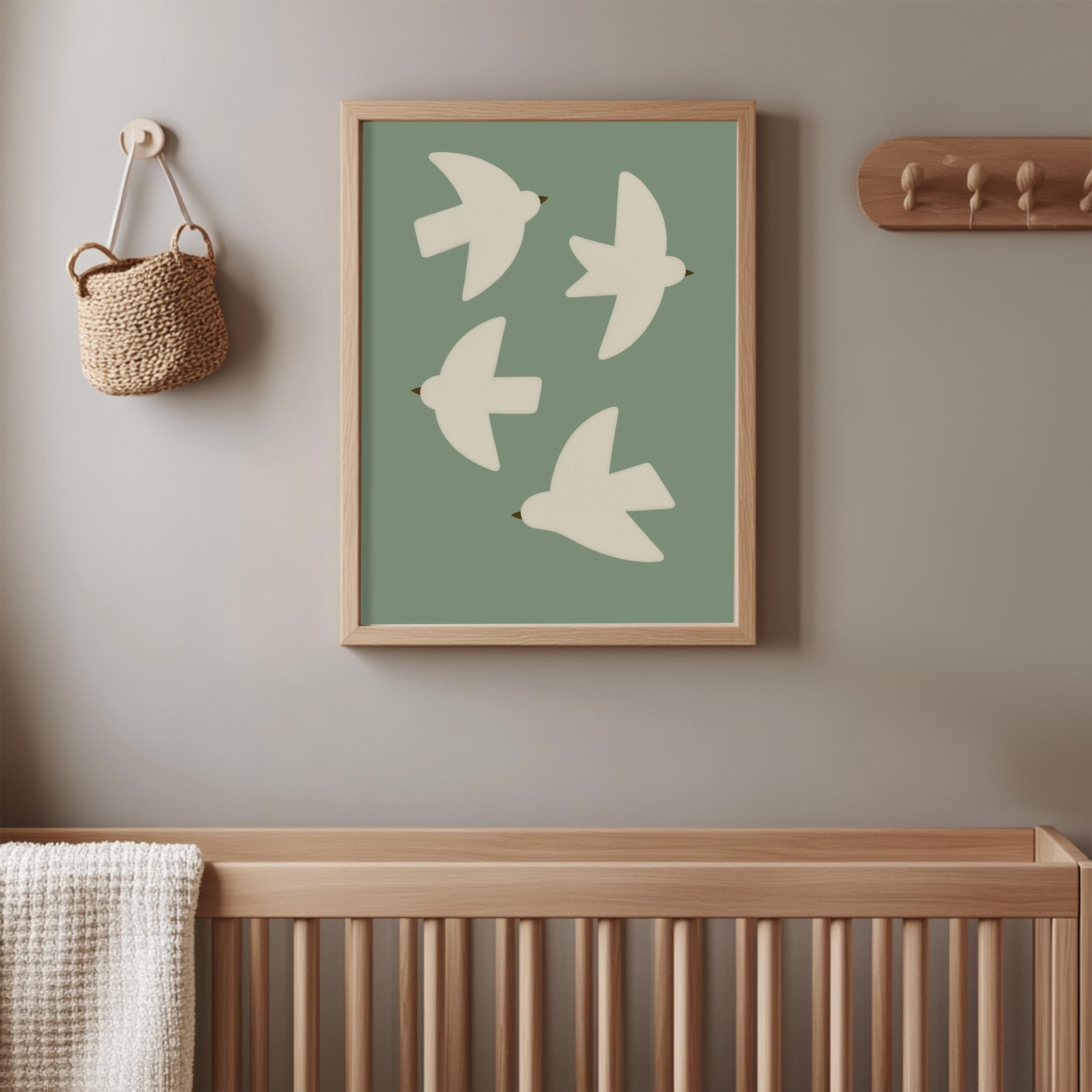 Minimalist Birds Poster