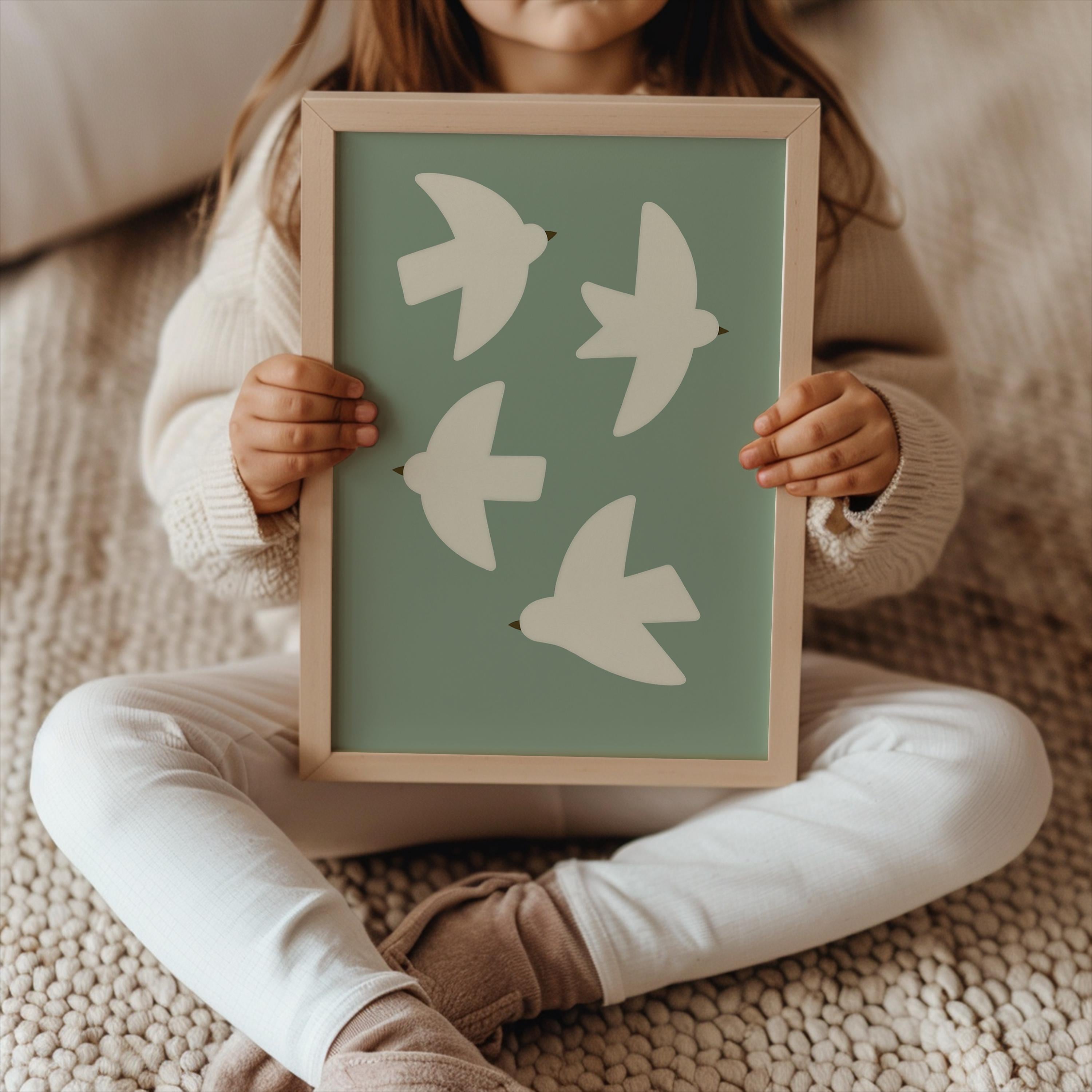 Minimalist Birds Poster