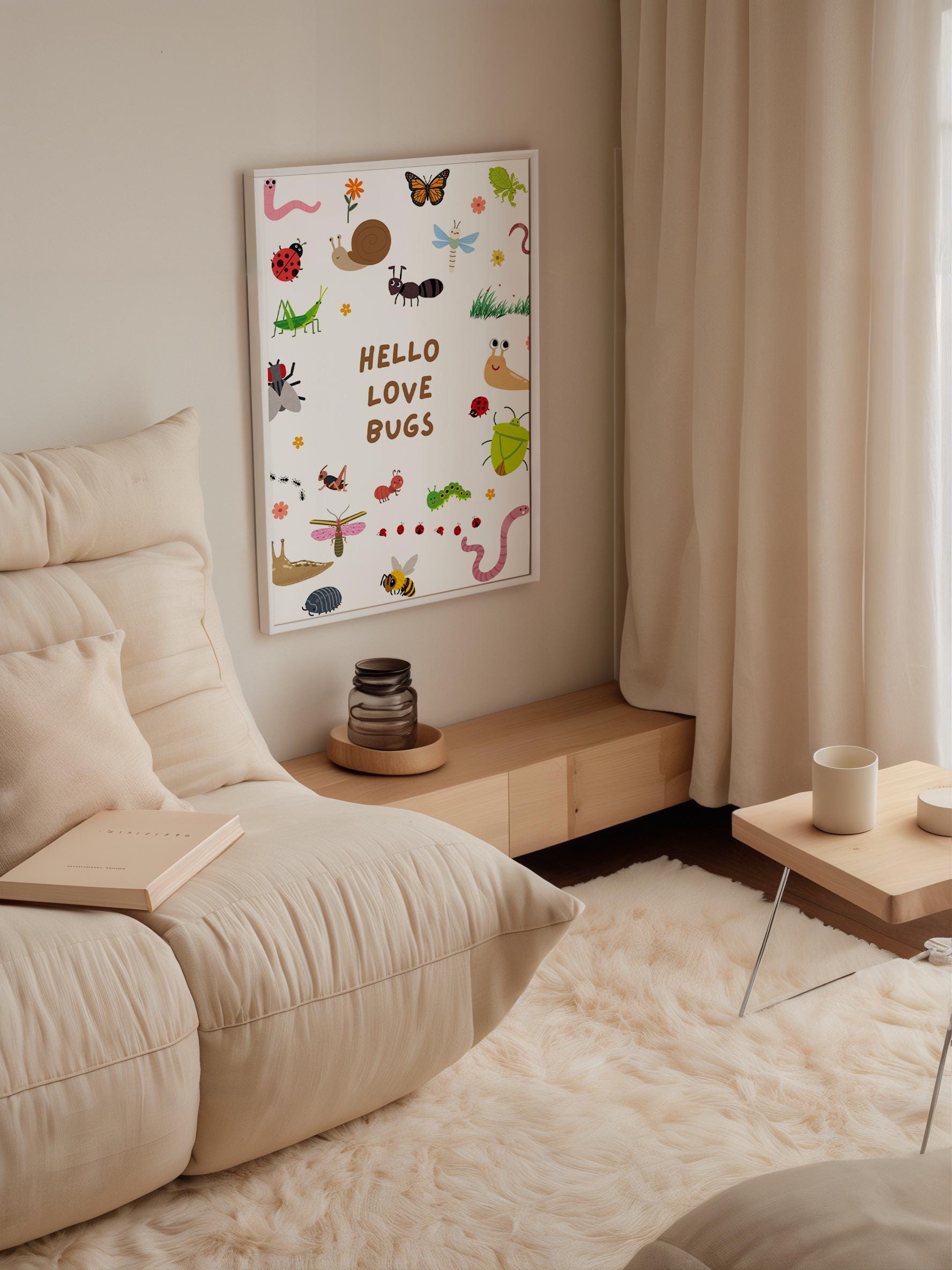 Hello Love Bugs Poster