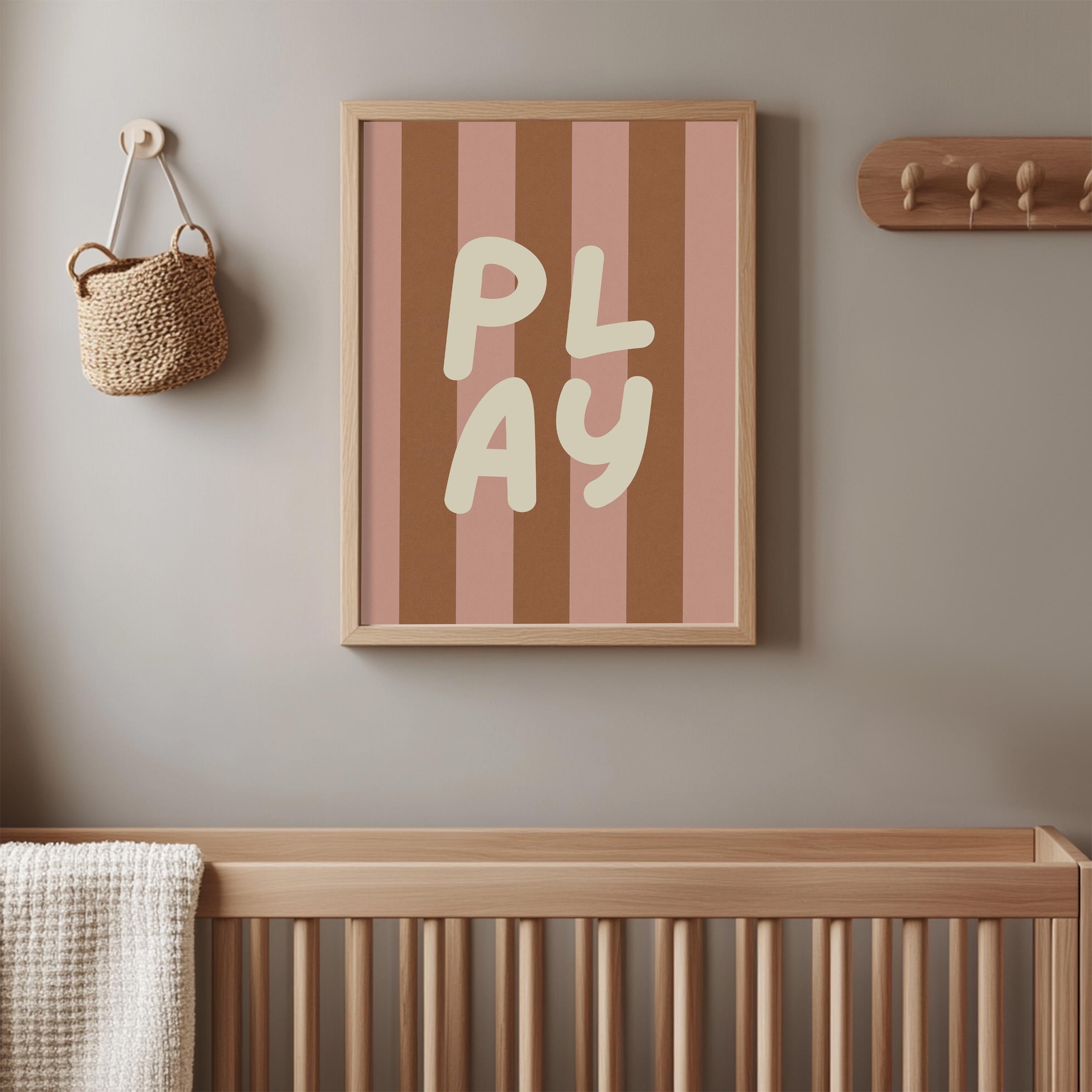 PLAY Striped Poster