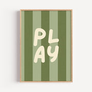 PLAY Striped Poster