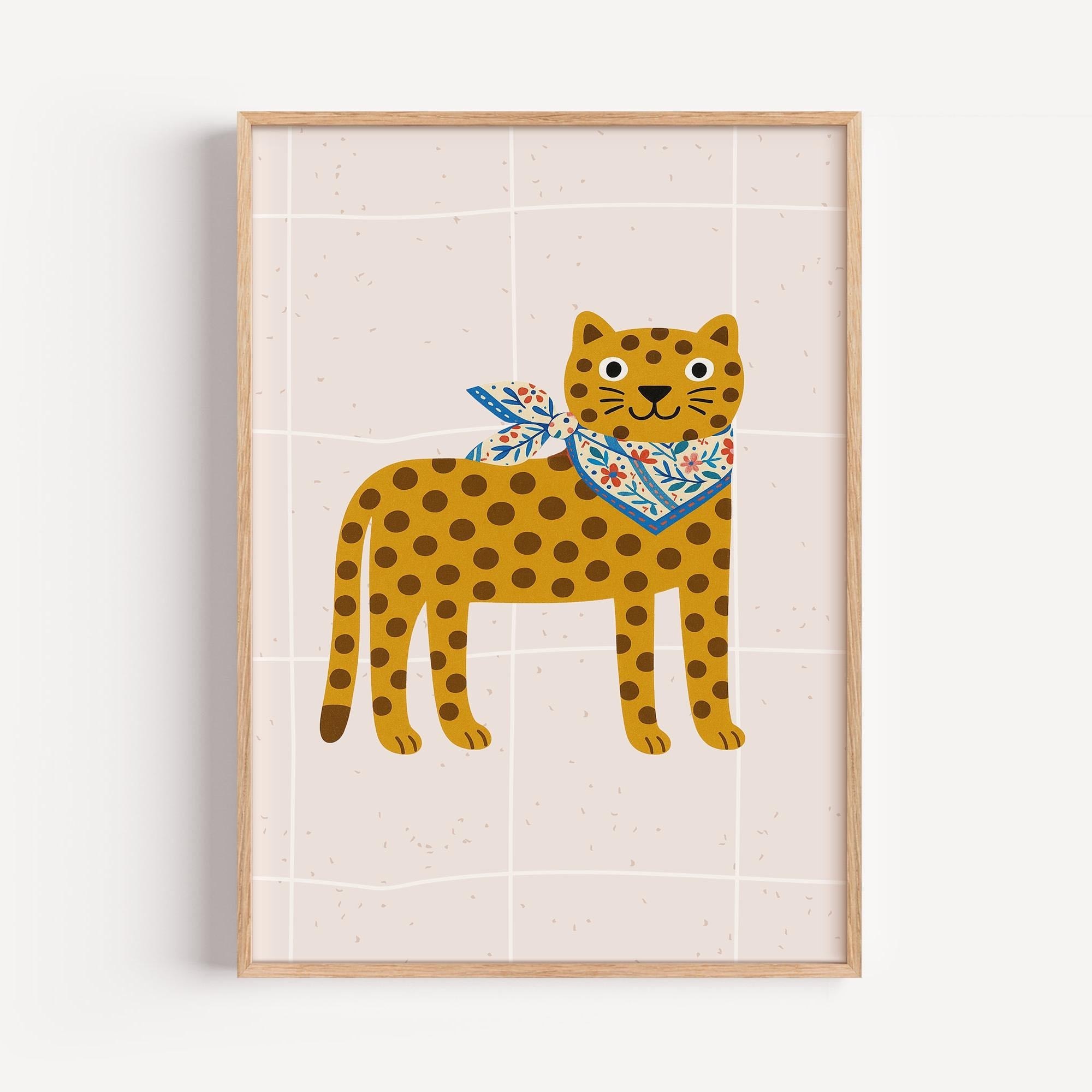 Leopard Wall Art Poster