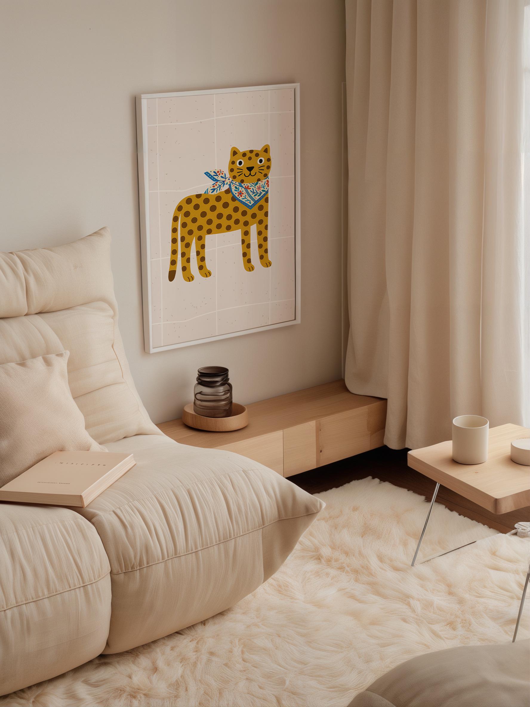 Leopard Wall Art Poster