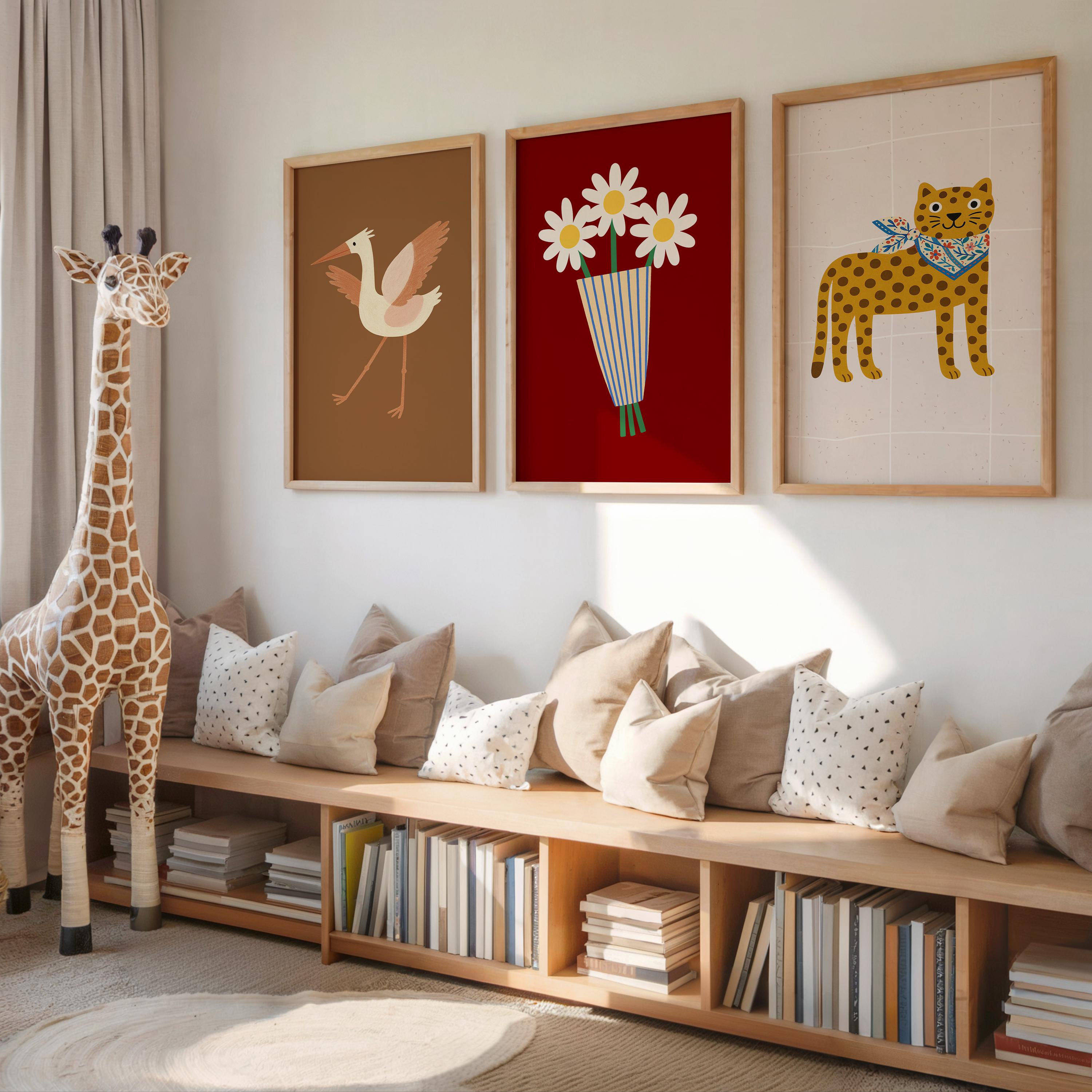 Leopard Wall Art Poster