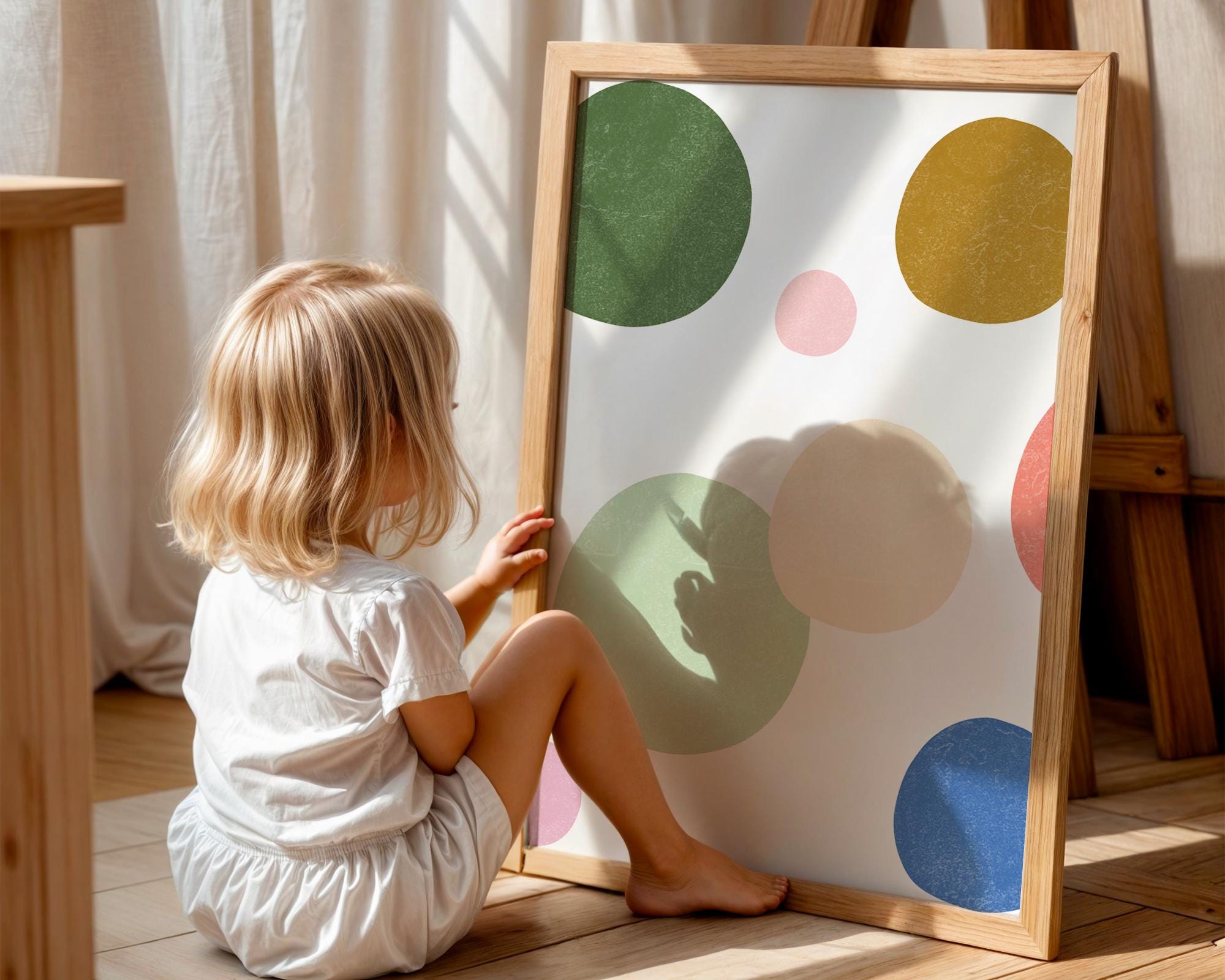 Colorful Abstract Shapes Poster