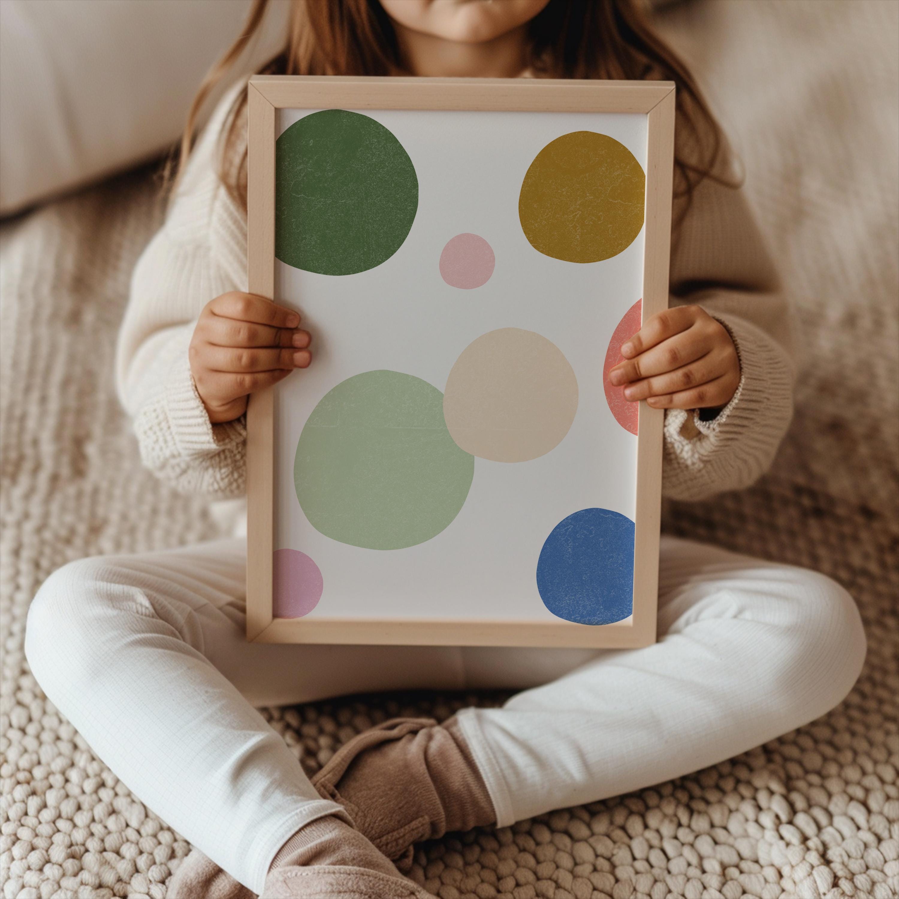 Colorful Abstract Shapes Poster