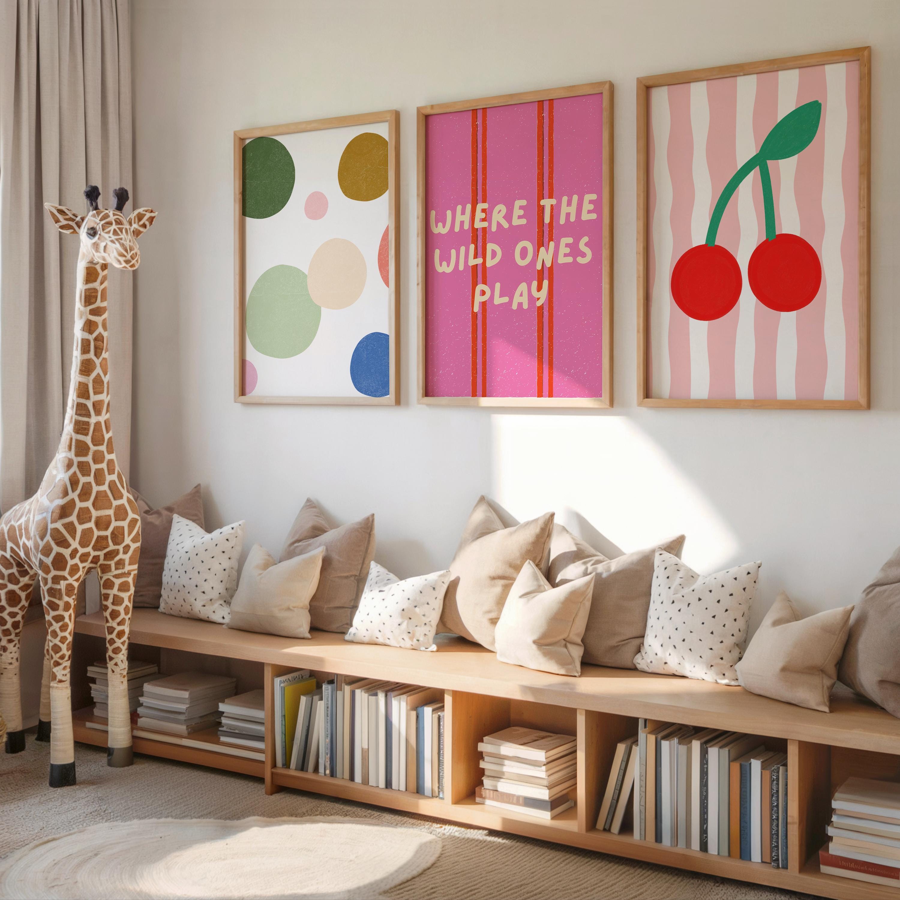 Colorful Abstract Shapes Poster