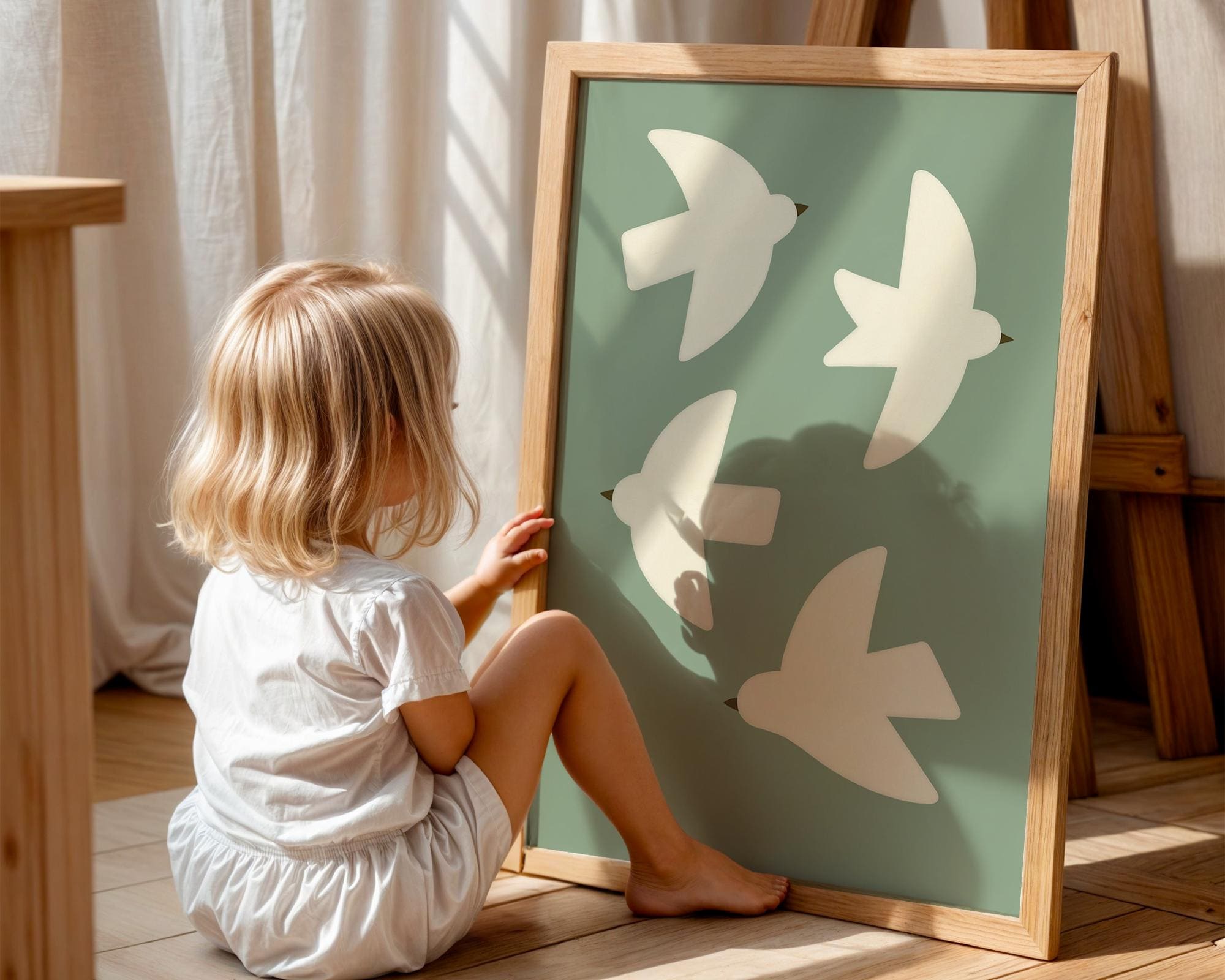 Minimalist Birds Poster