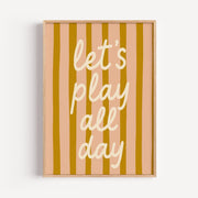 Let’s Play All Day Poster