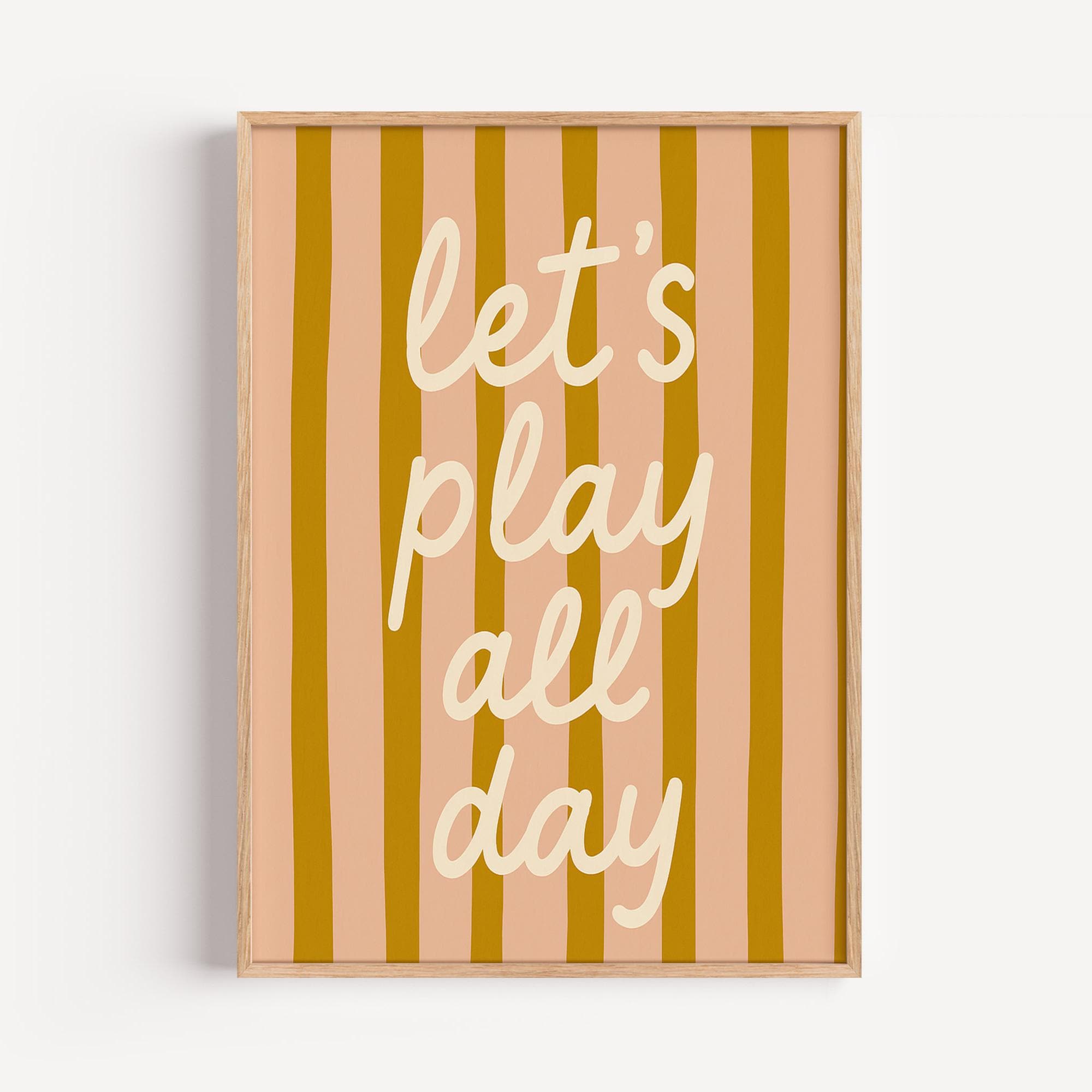 Let’s Play All Day Poster