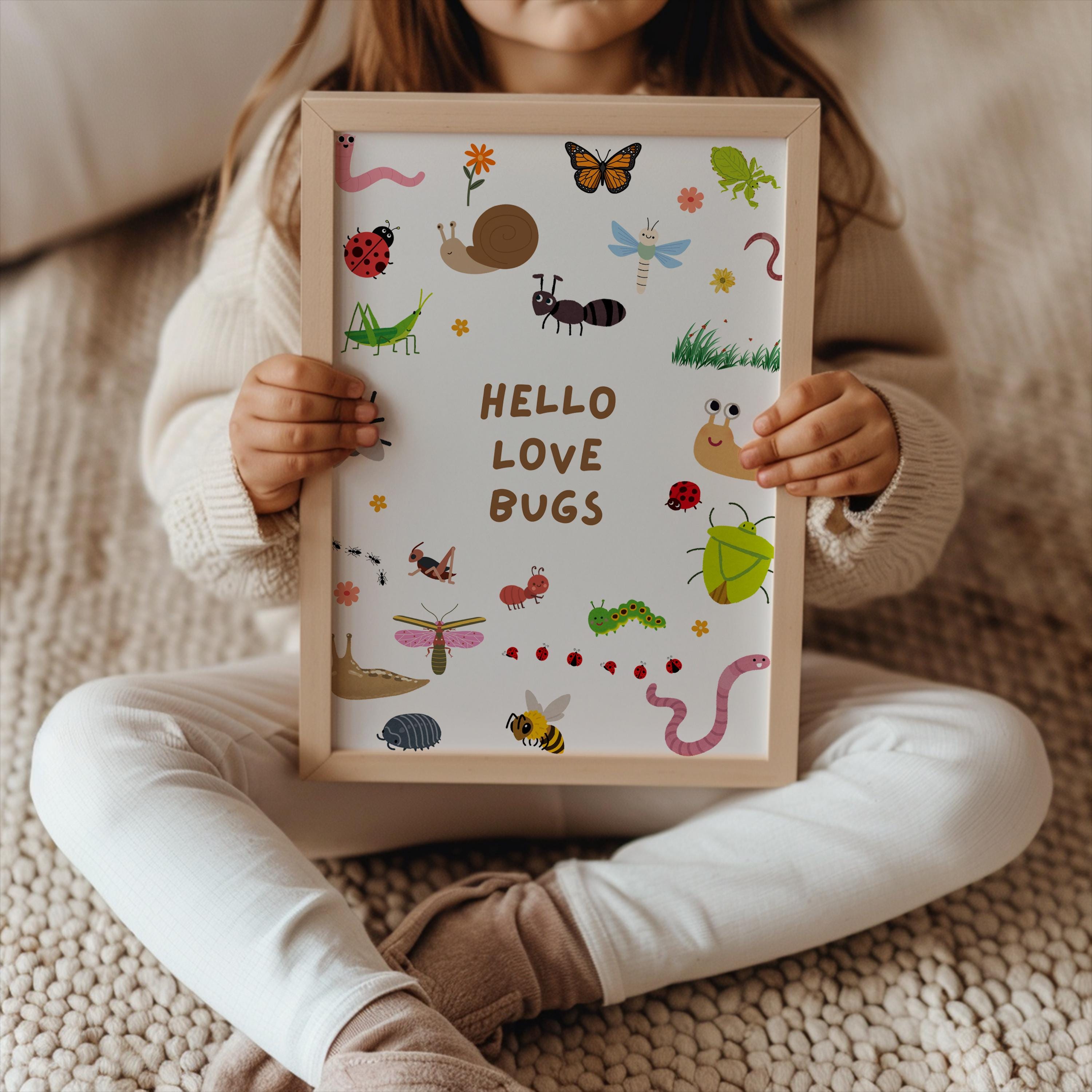 Hello Love Bugs Poster