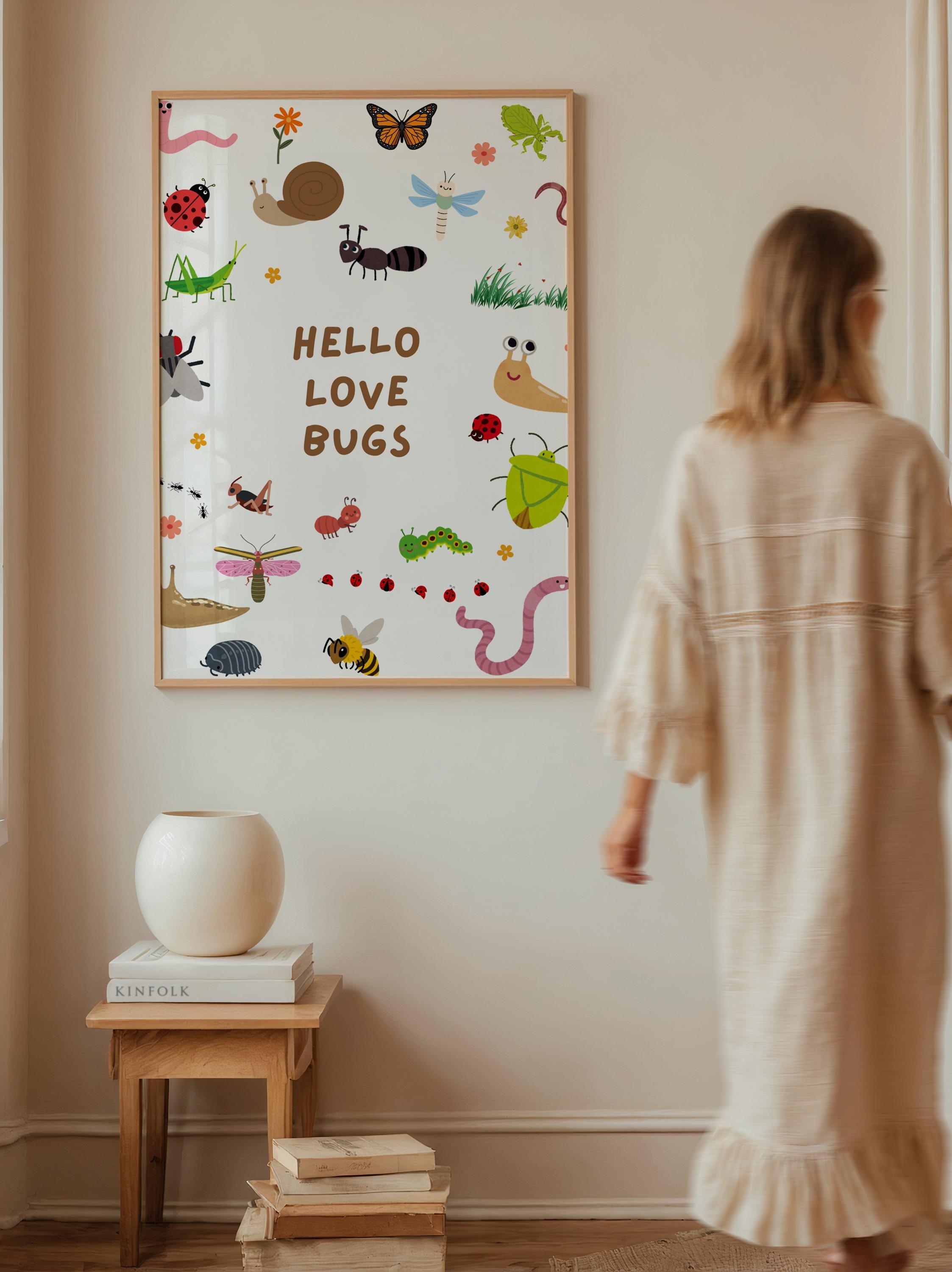 Hello Love Bugs Poster