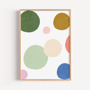 Colorful Abstract Shapes Poster