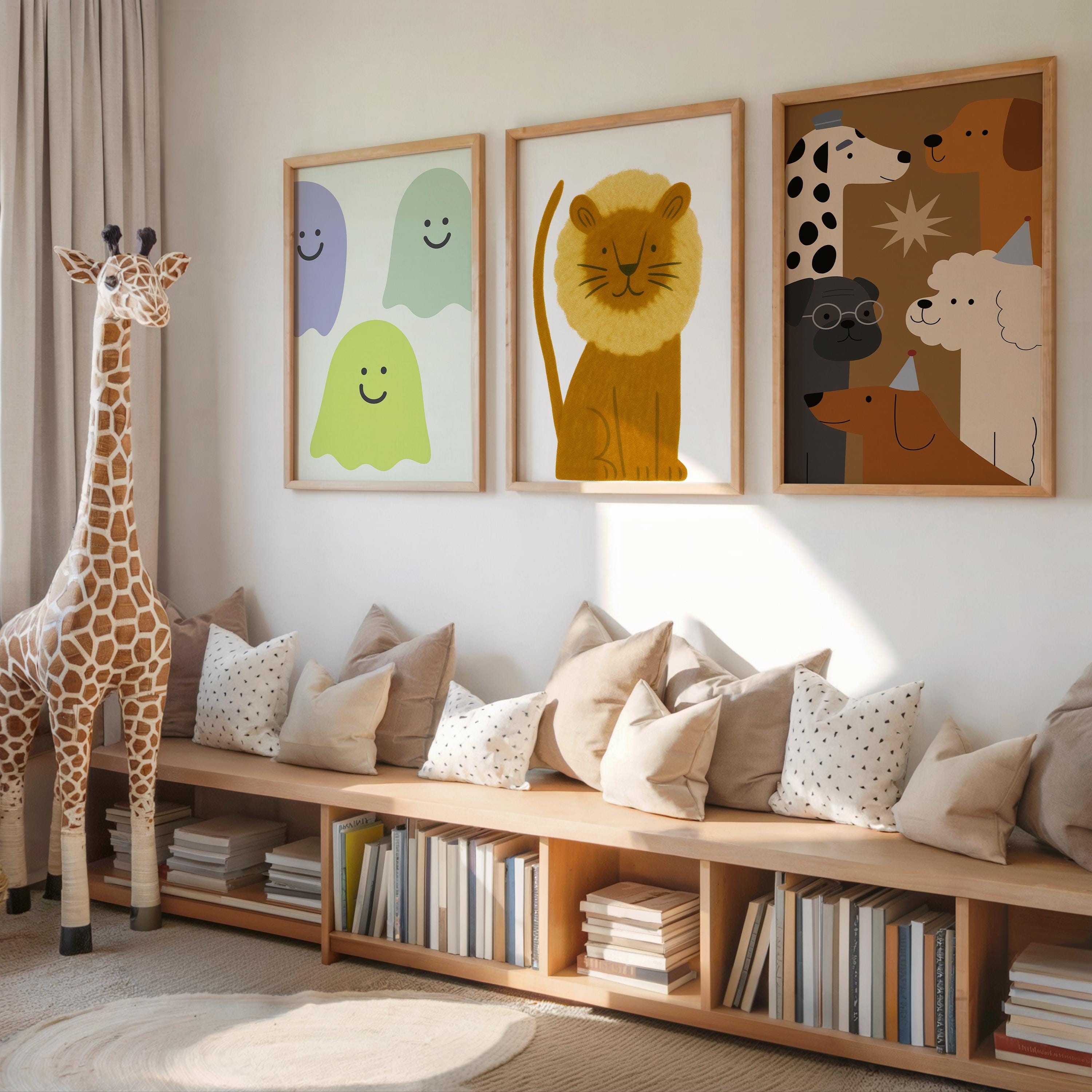 Adorable Lion Wall Art  Poster