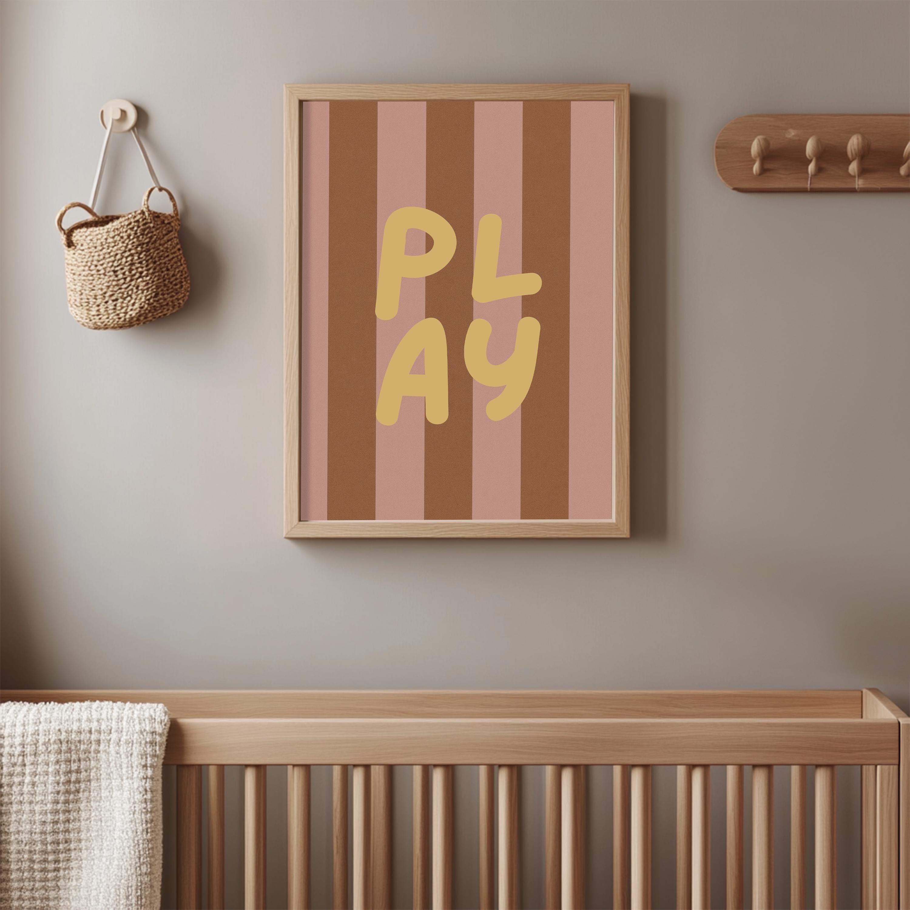 PLAY Striped Poster