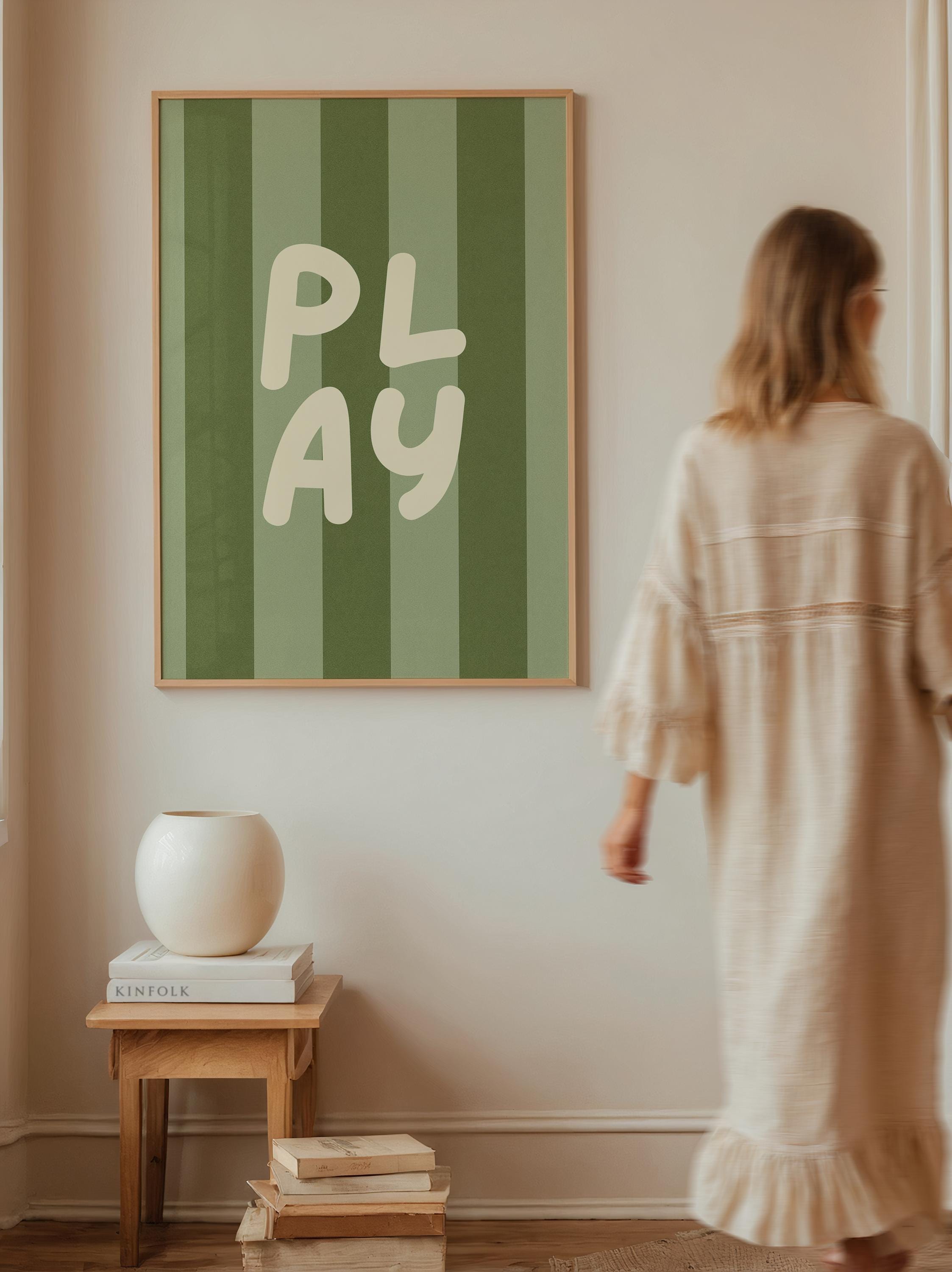 PLAY Striped Poster