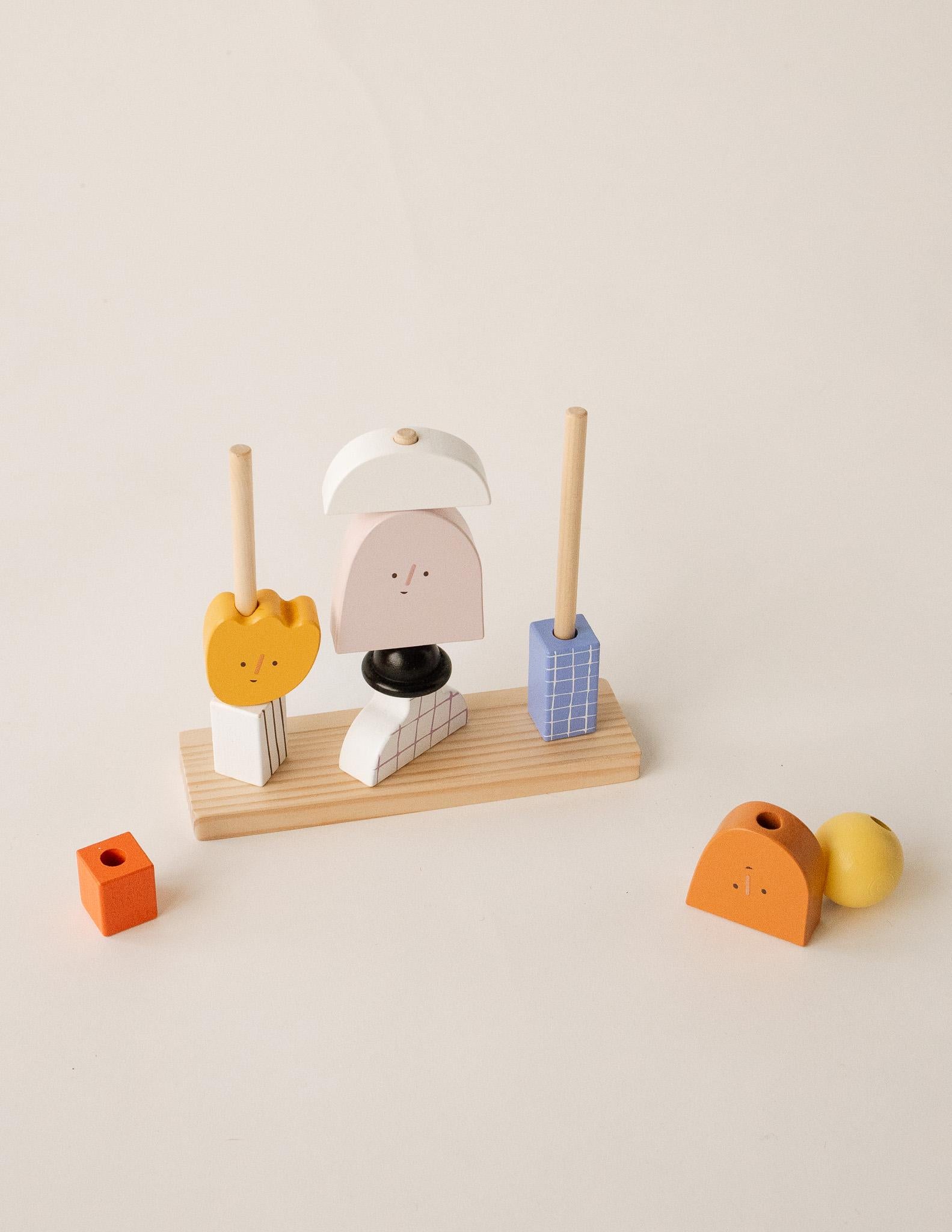 Friendly Faces Stacking Toy