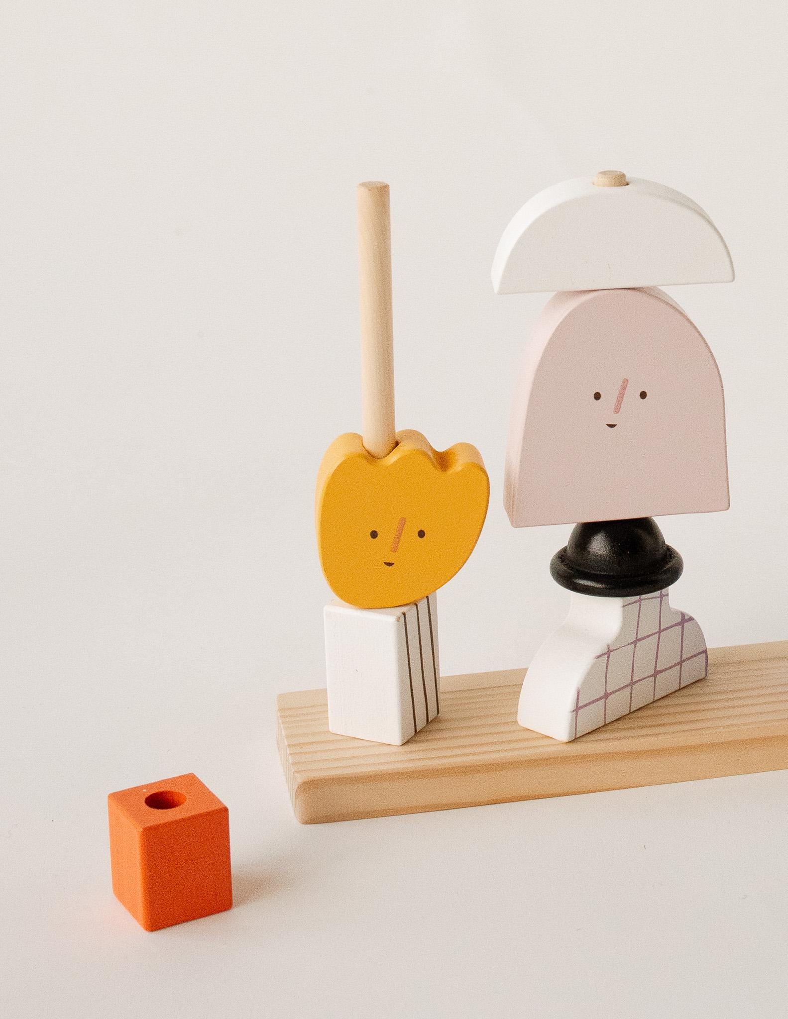 Friendly Faces Stacking Toy