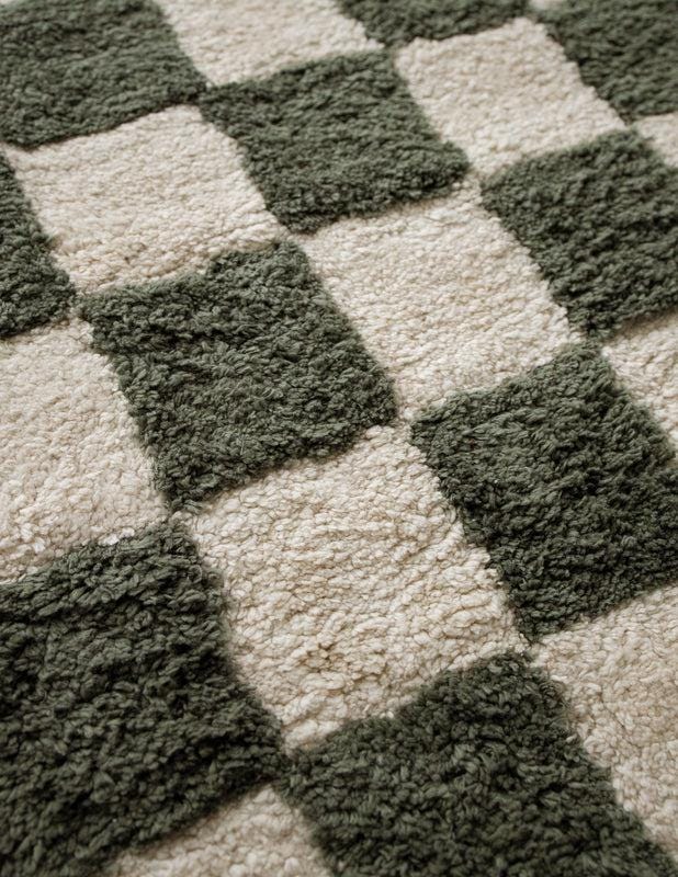 The Forest Check Bath Mat