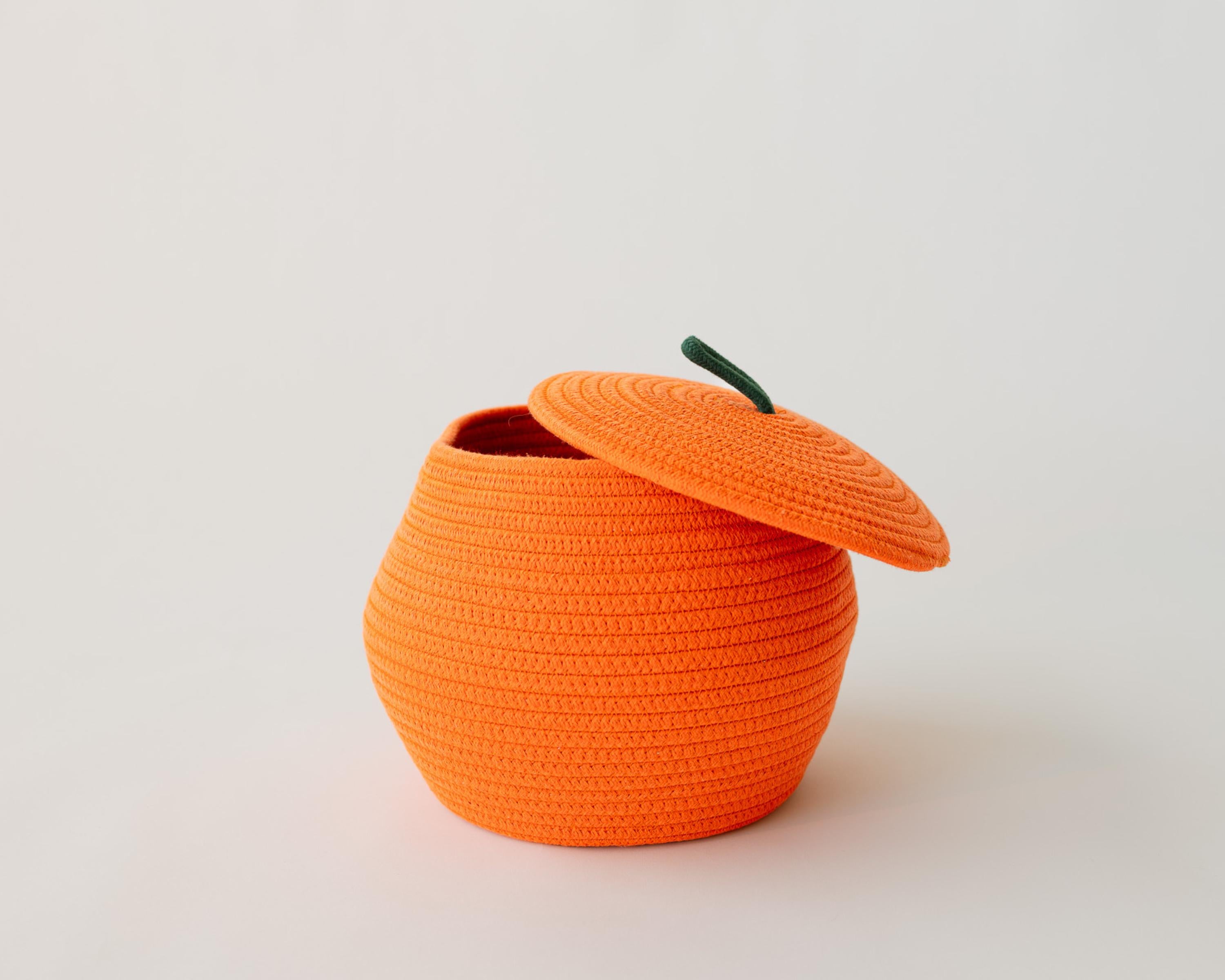 Orange Rope Basket