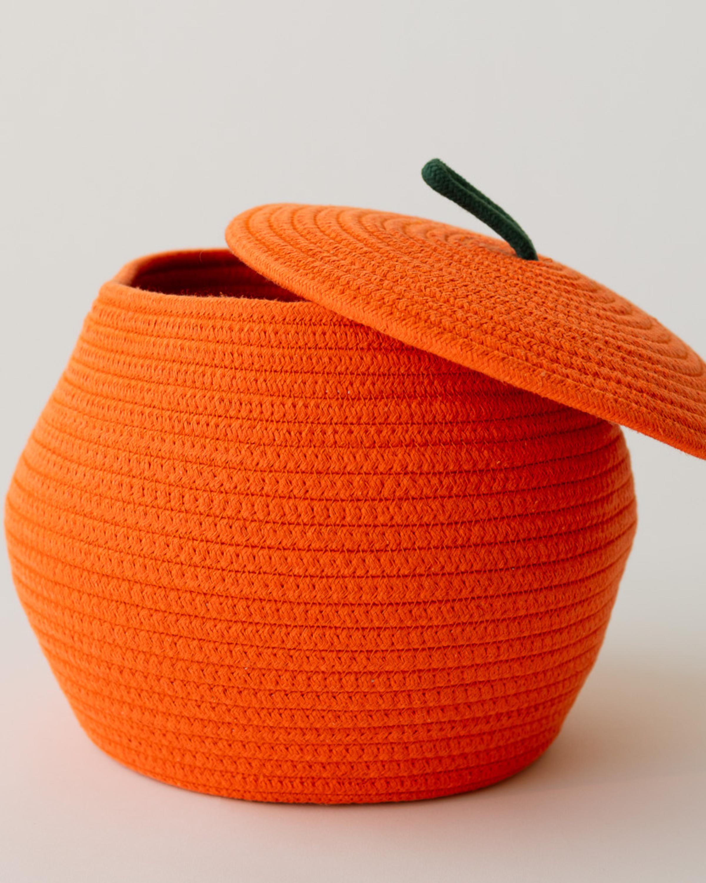 Orange Rope Basket