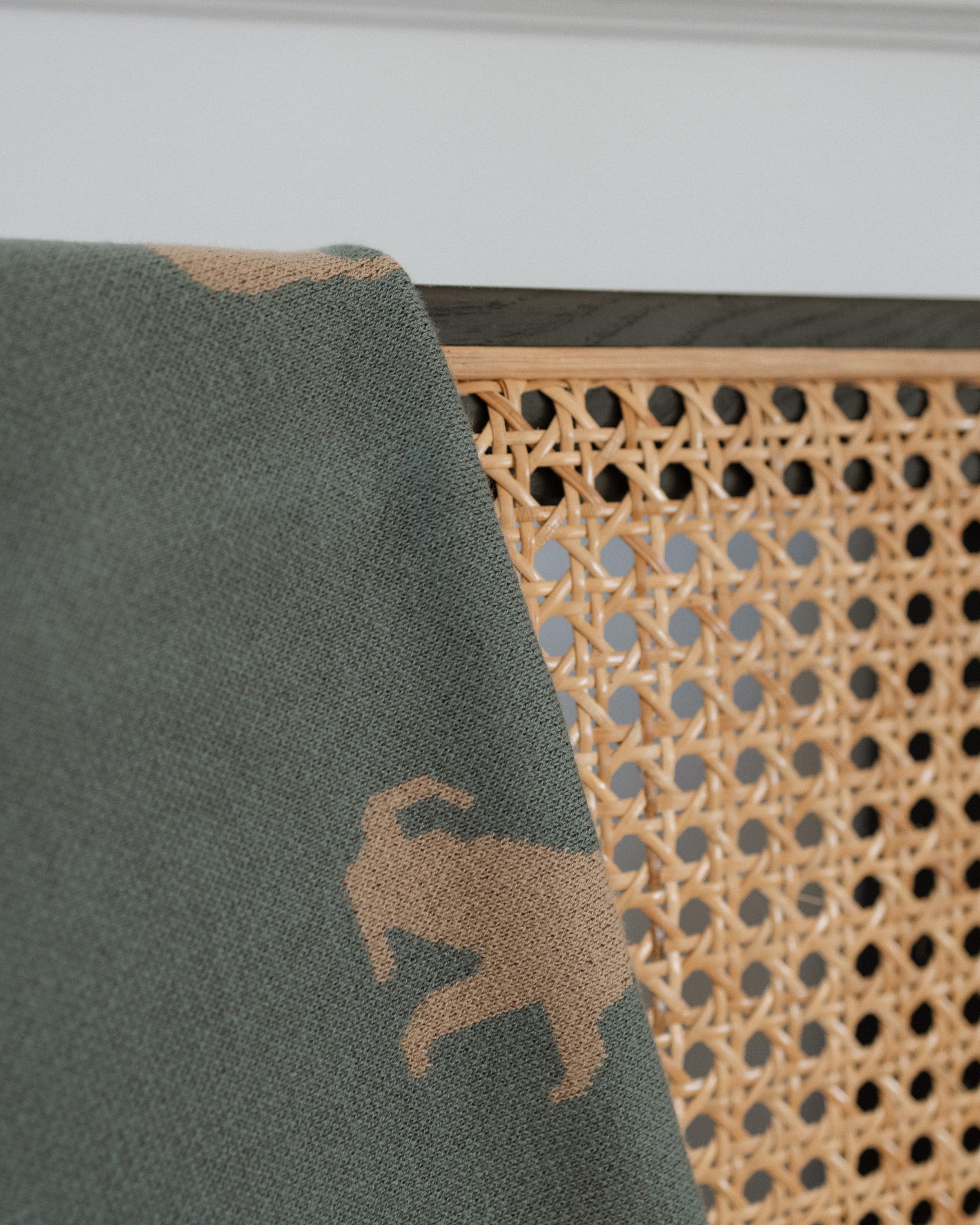 Puppy Print Cotton Baby Blanket