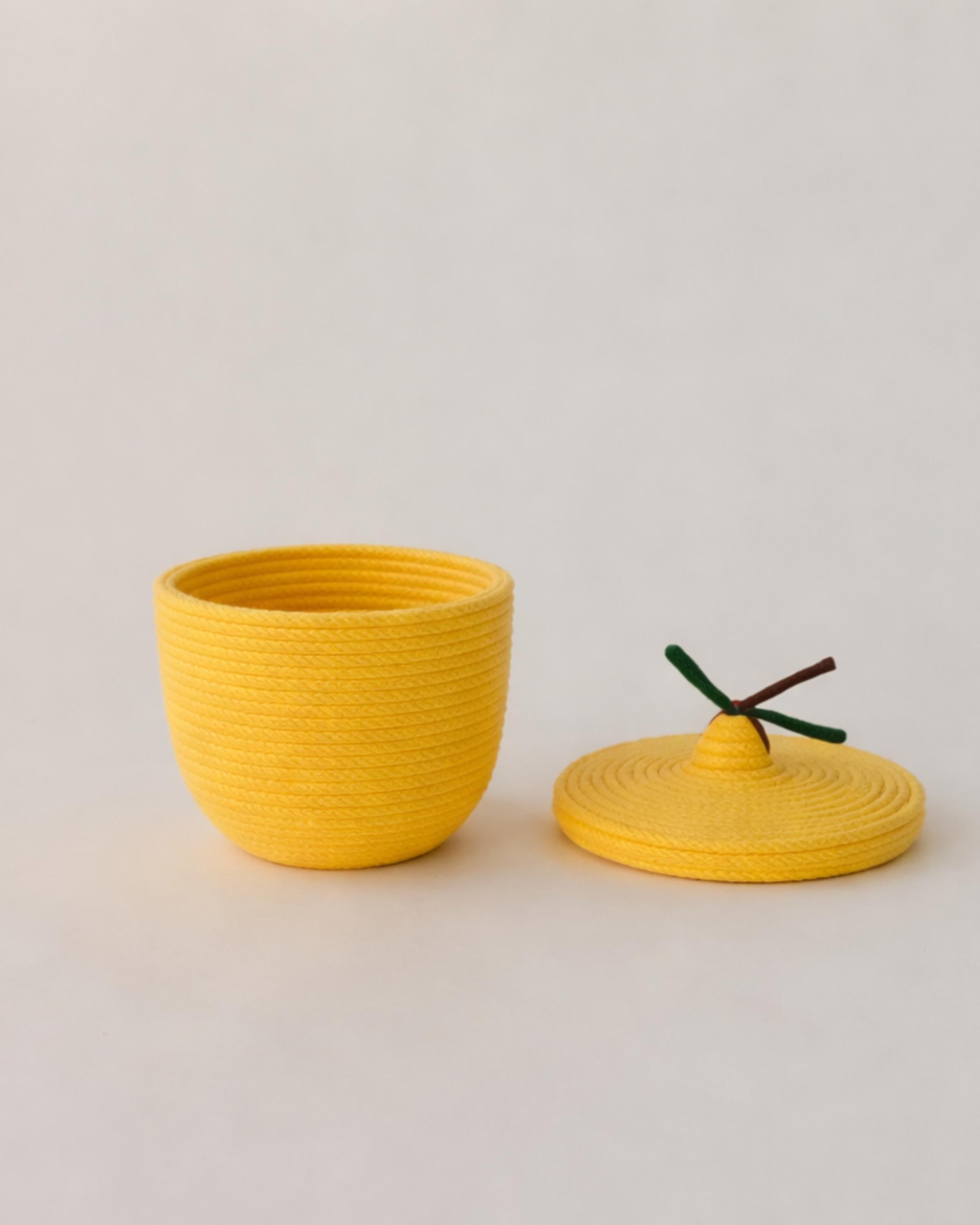 Lemon Rope Basket
