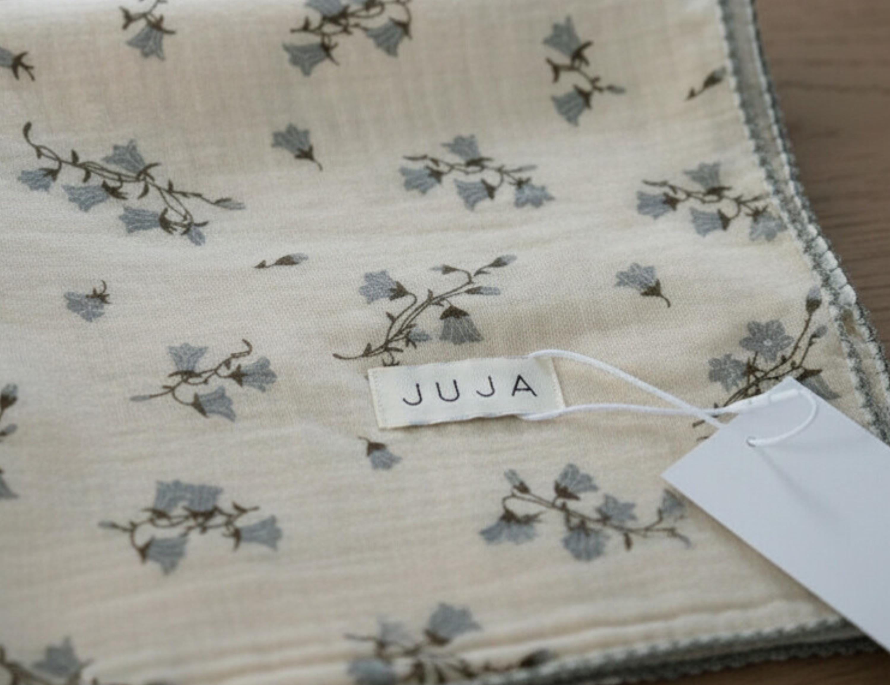 Vintage Floral Cotton Muslin Baby Blanket