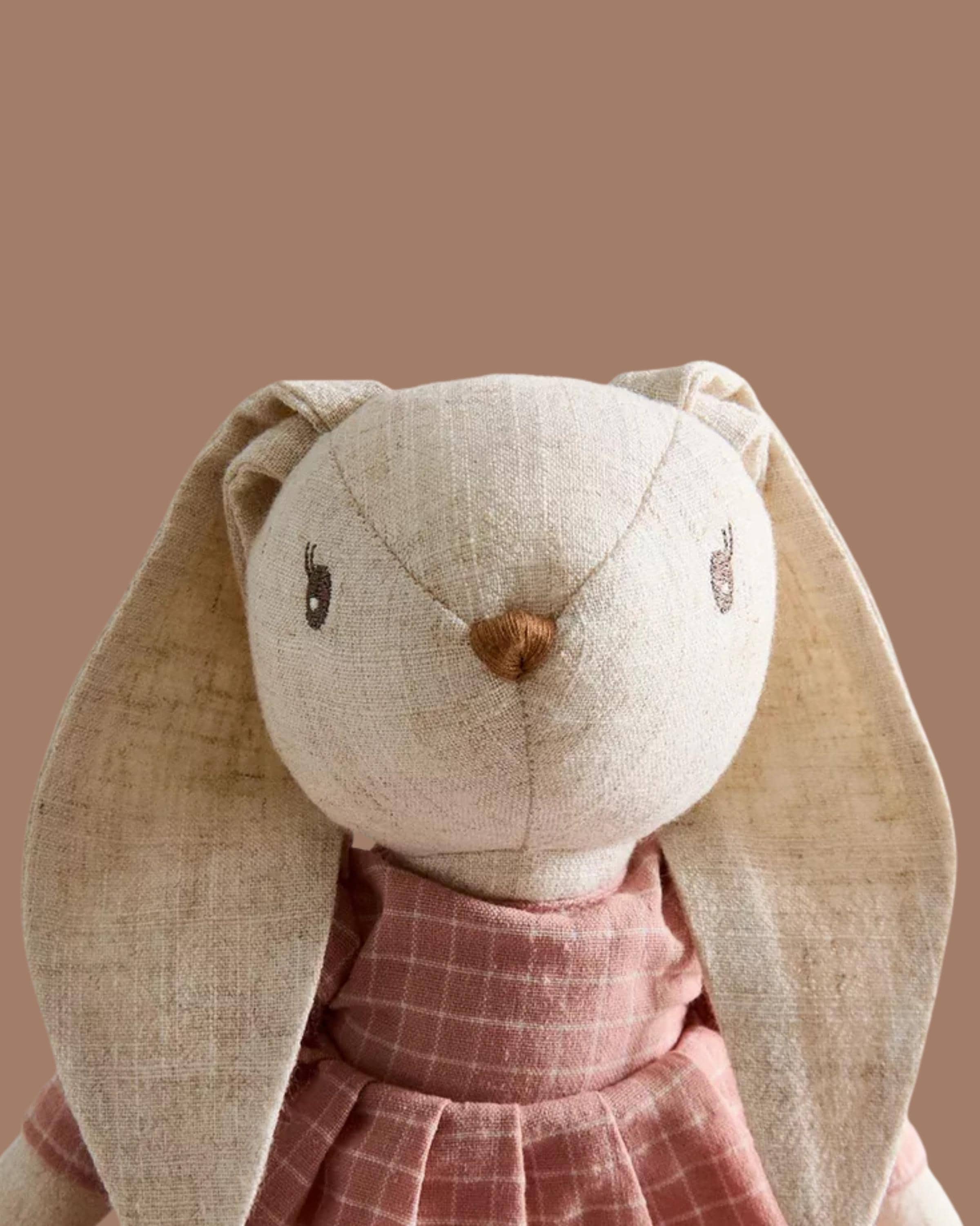 Pink Dress Bunny Plush Toy