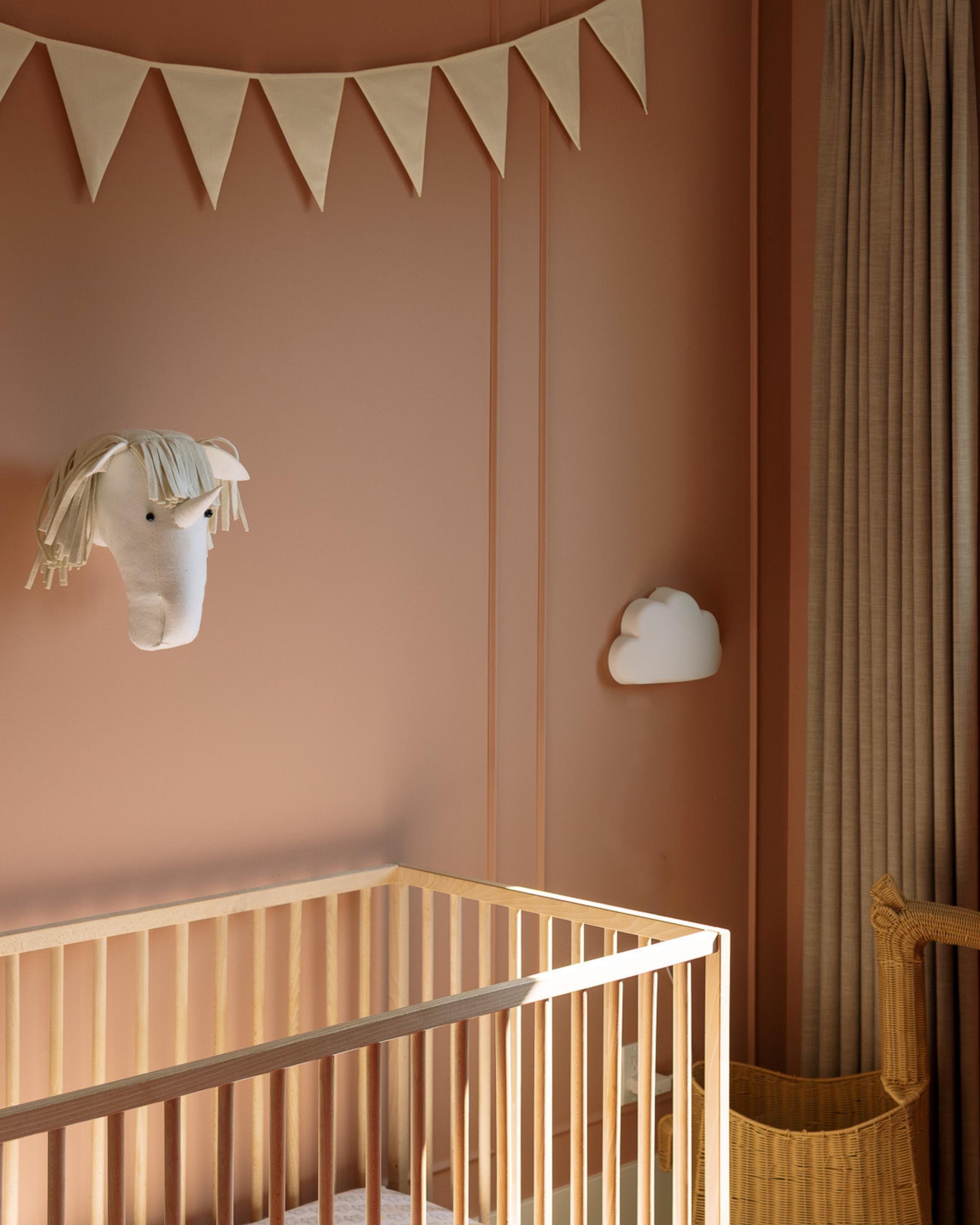 Luna the Unicorn – Felt Animal Wall Mount