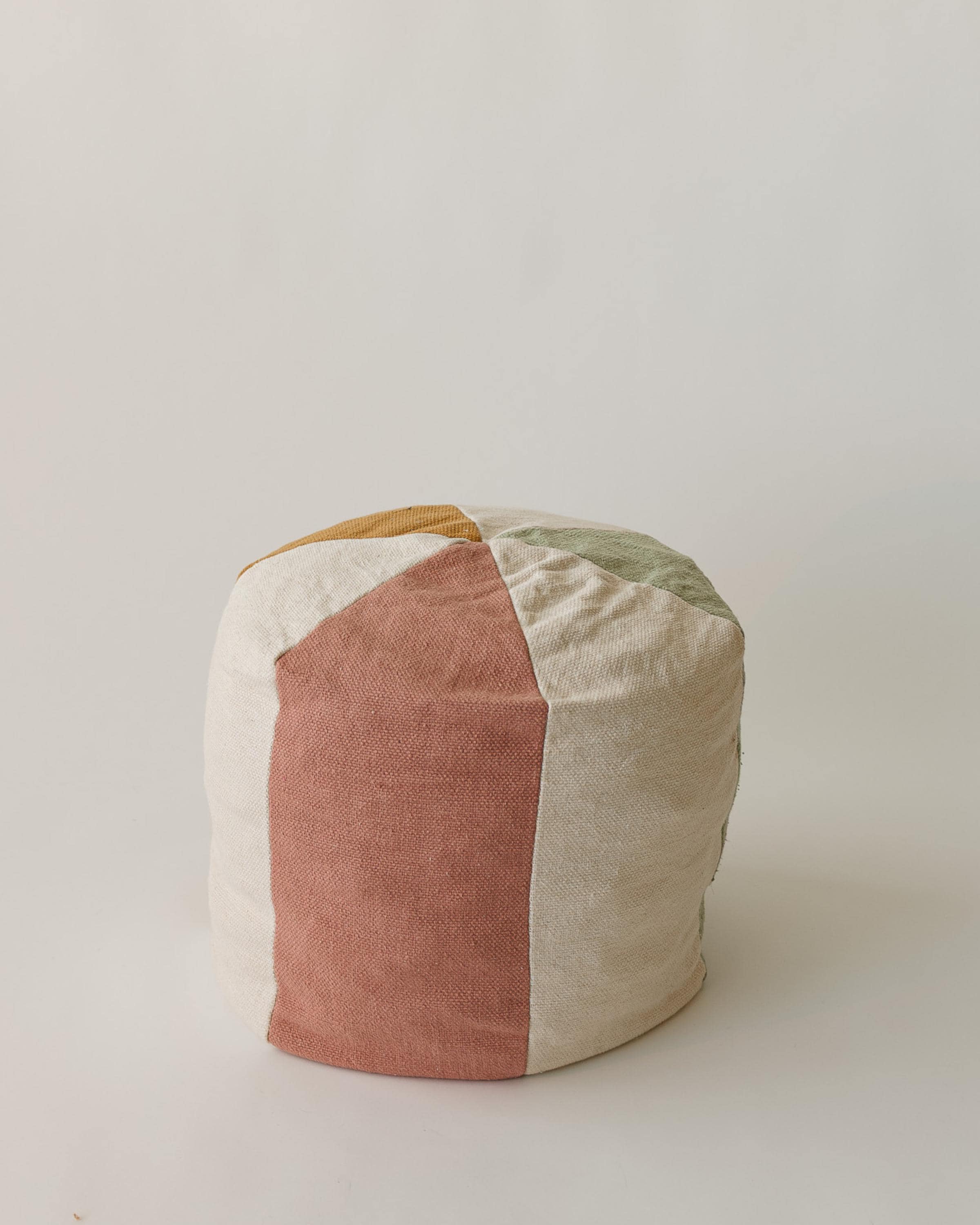 Sunny Days Colorblock Pouf