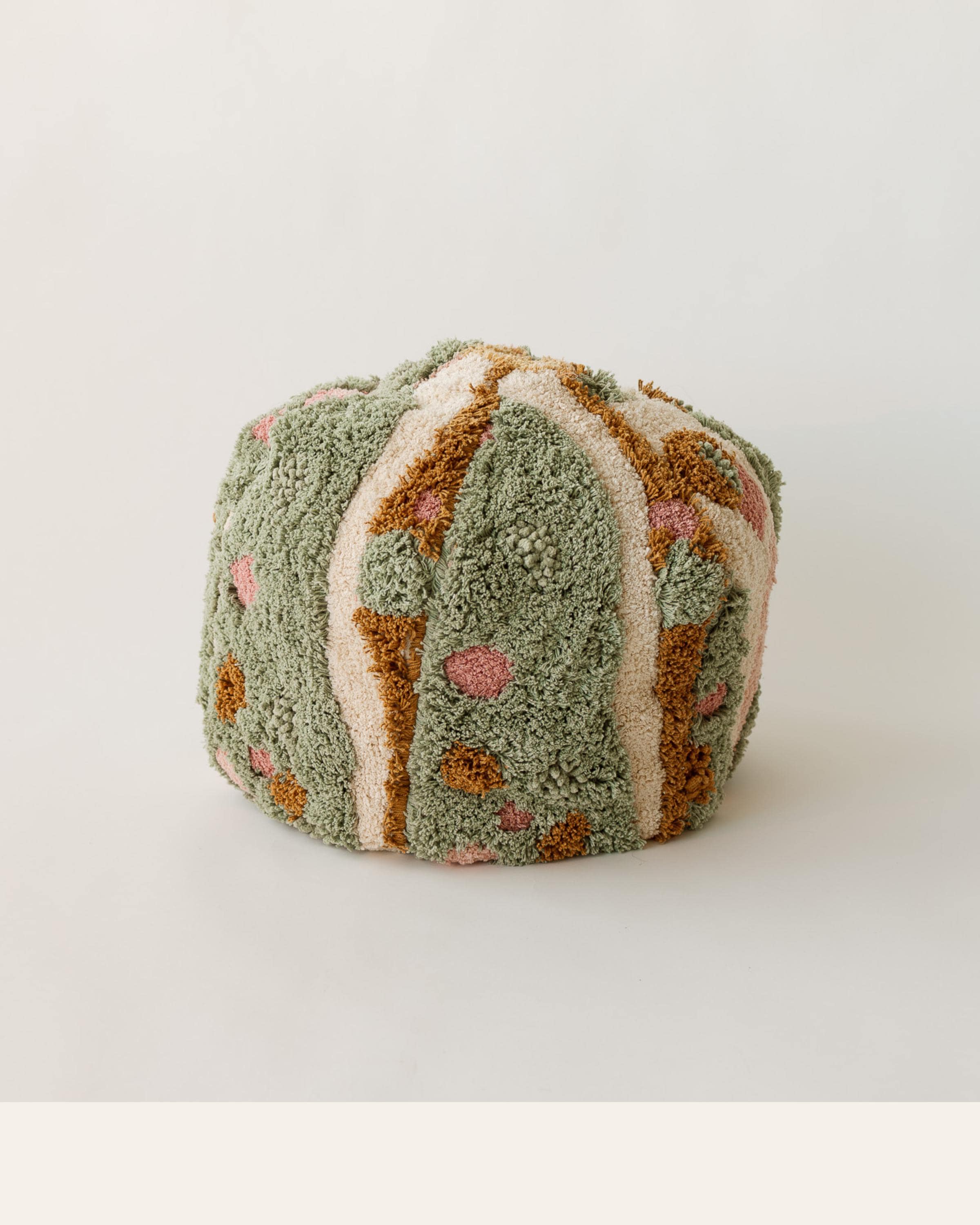 Meadow Play Textured Pouf