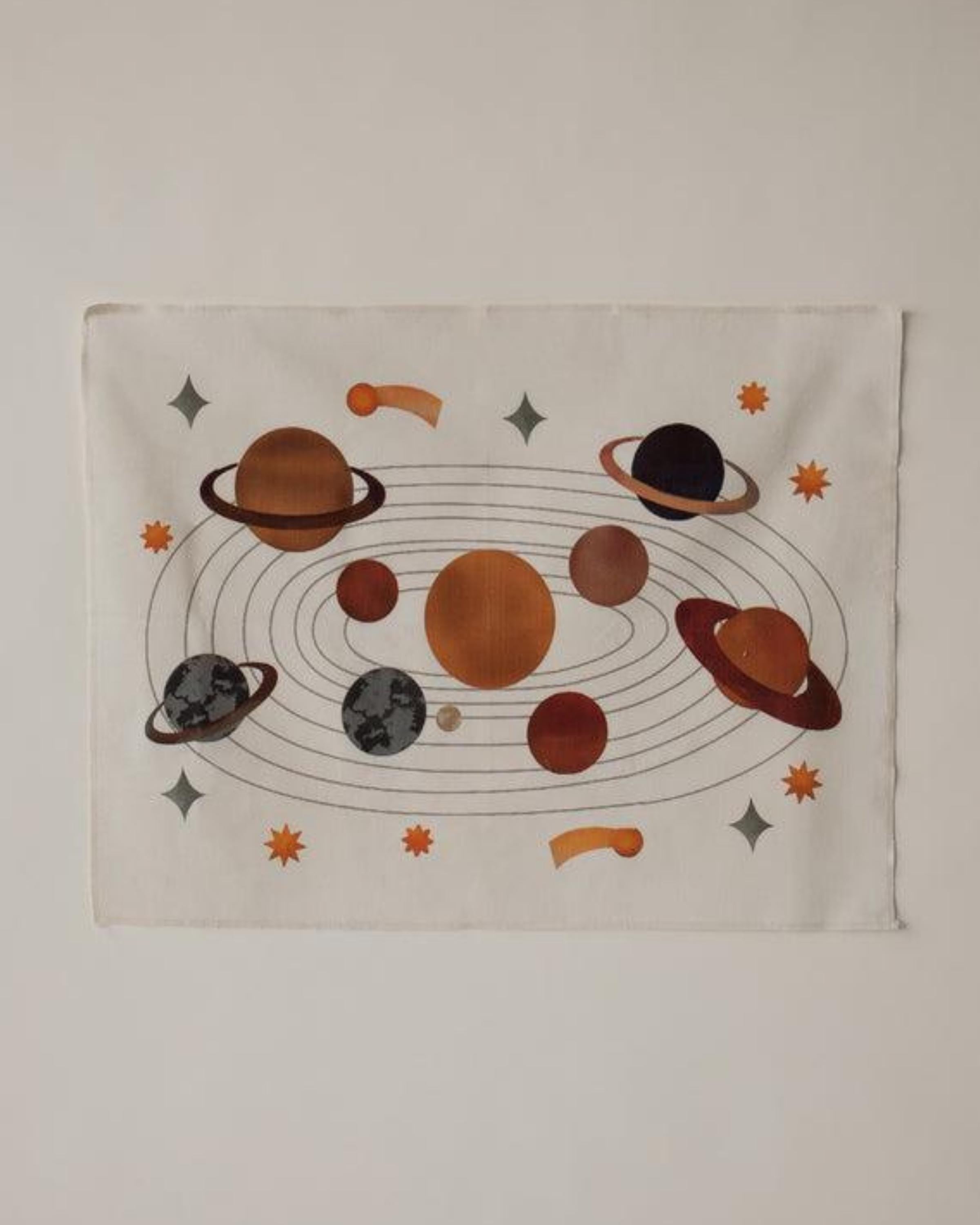 Solar System Canvas Wall Hanging
