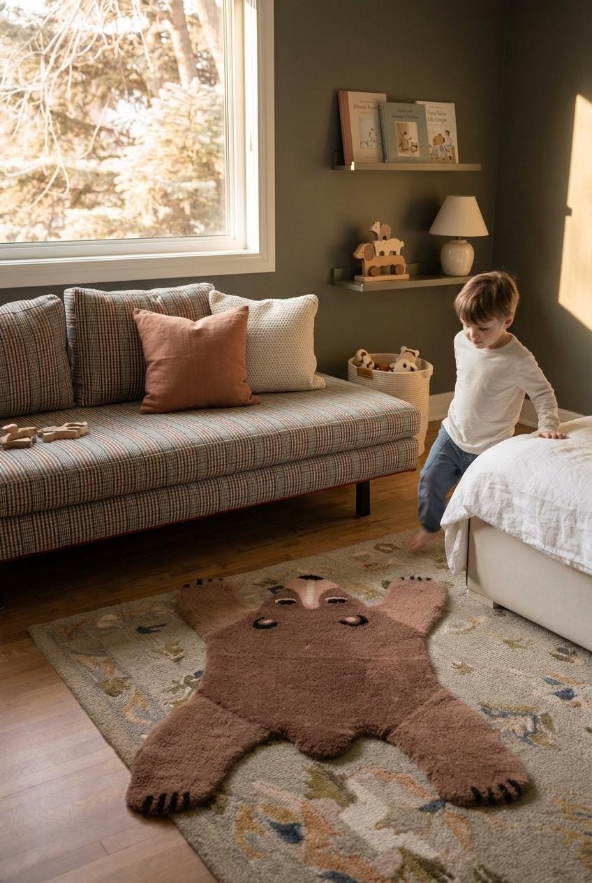 Benny the Bear Rug