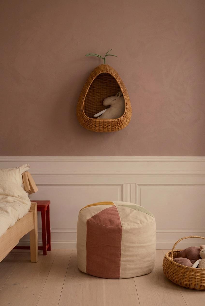 Sunny Days Colorblock Pouf
