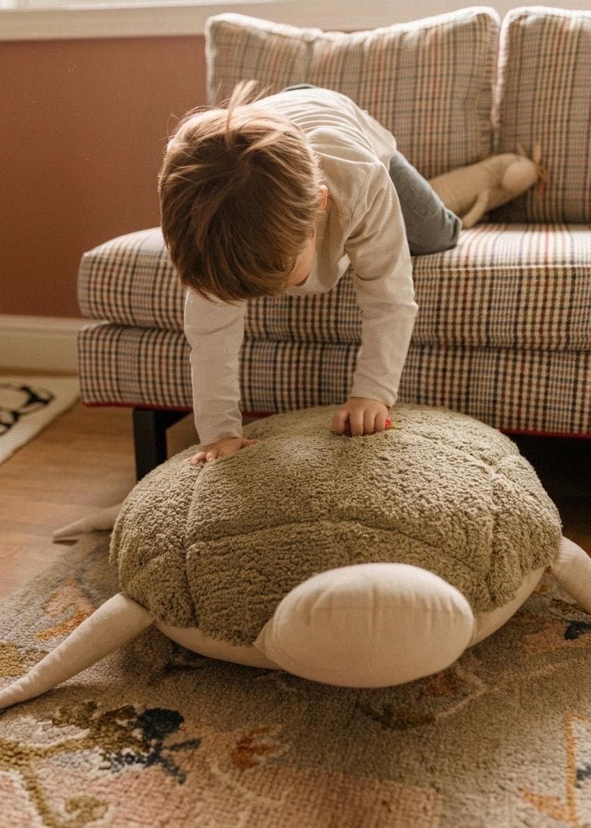 Sandy the Sea Turtle Pouf