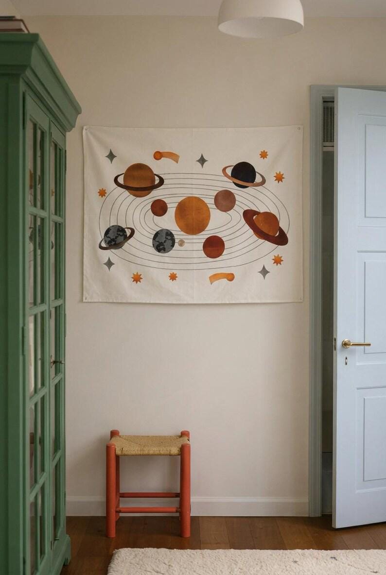 Solar System Canvas Wall Hanging