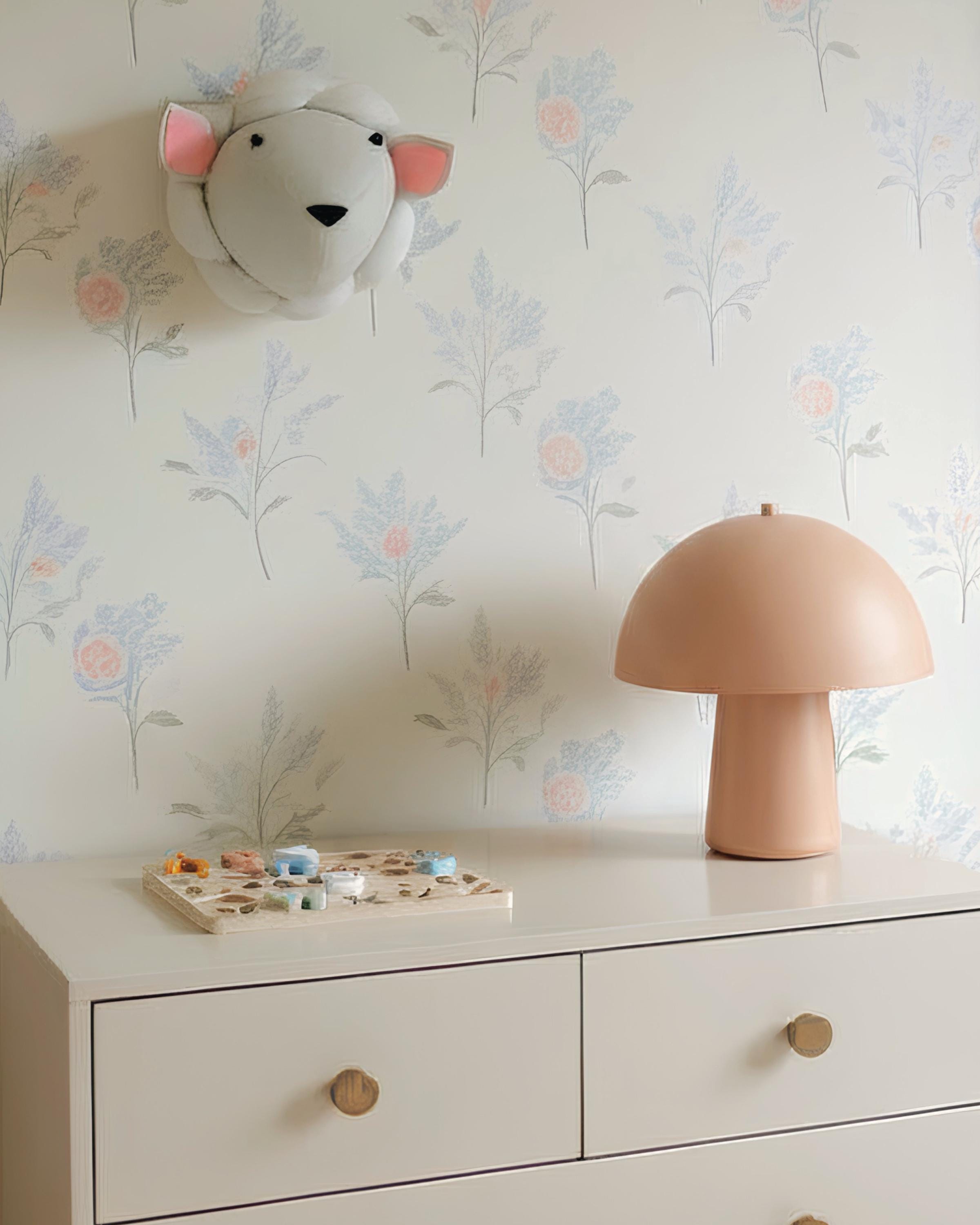 Lolly the Lamb – Felt Animal Wall Mount
