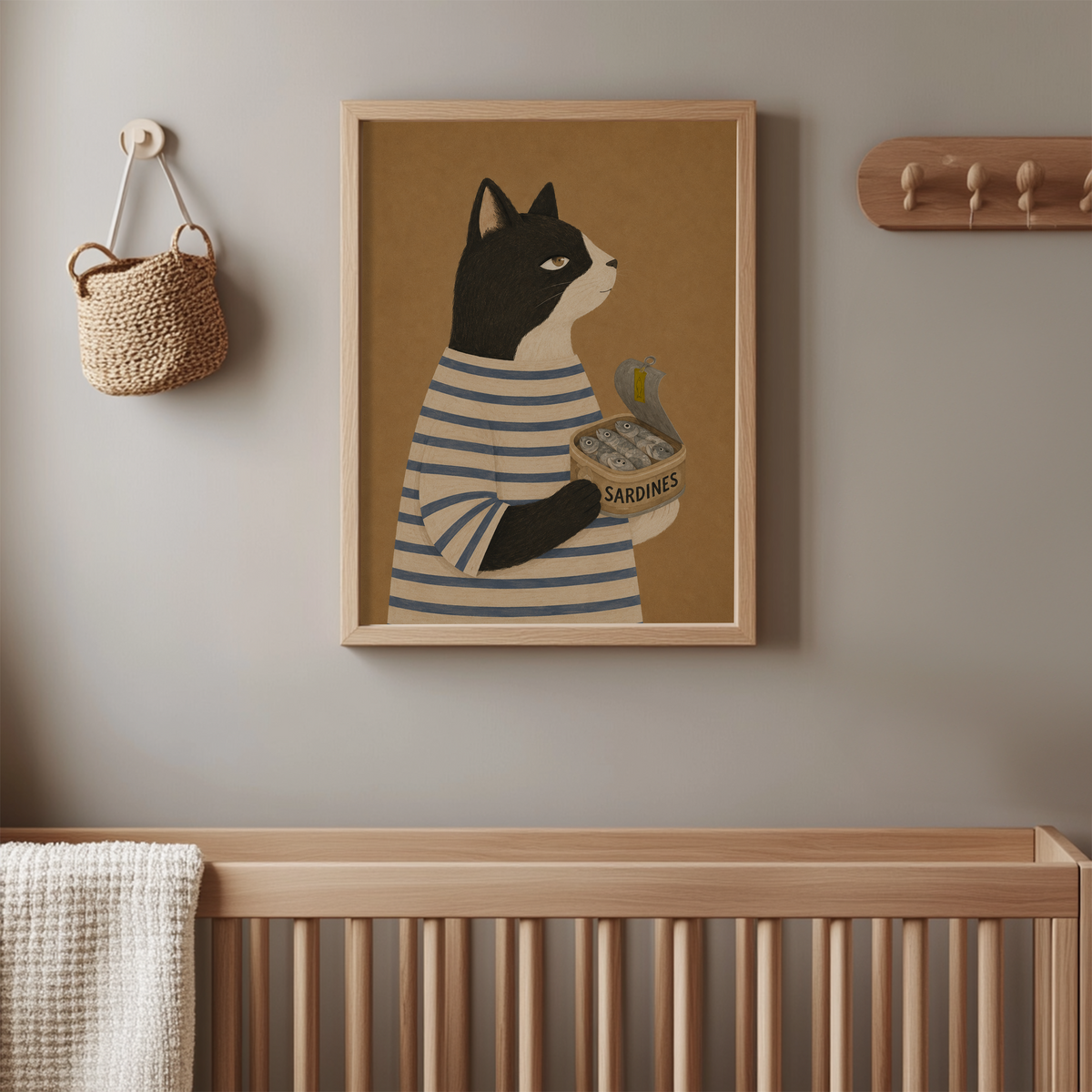 Sailor Cat Wall Art Poster