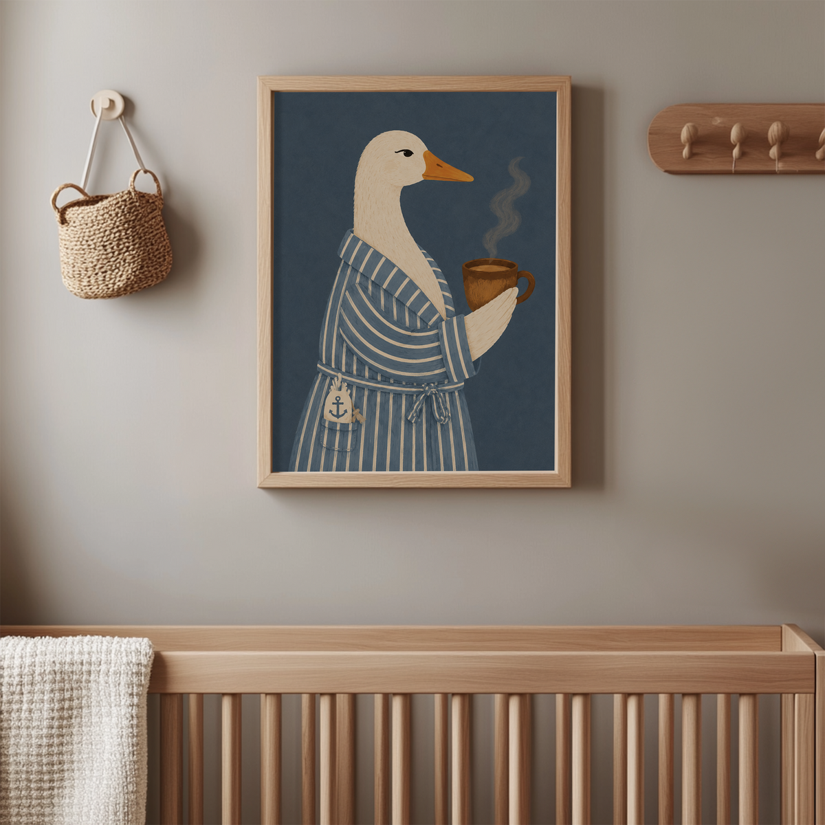 Cozy Goose Wall Art Poster
