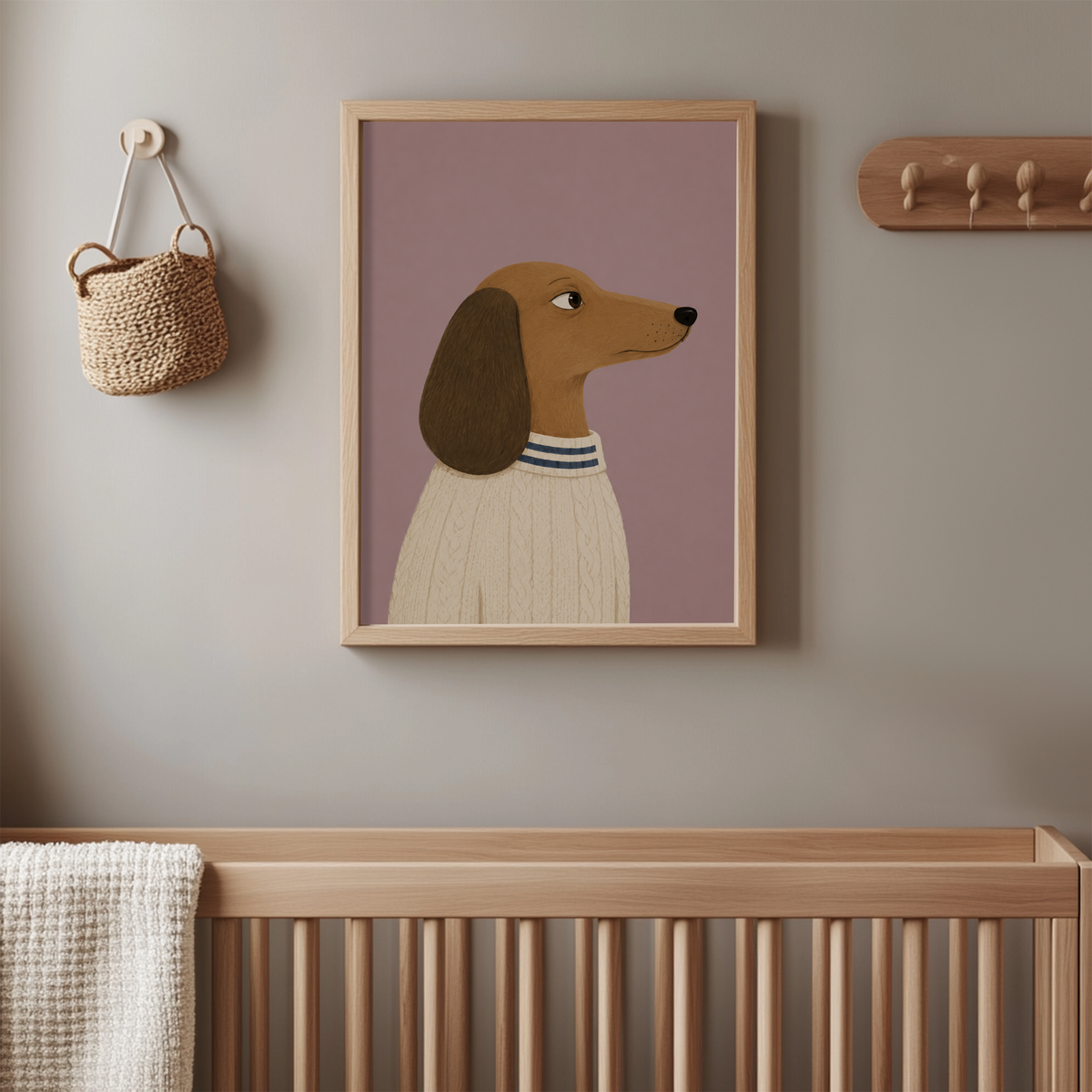 Dachshund Wall Art Poster