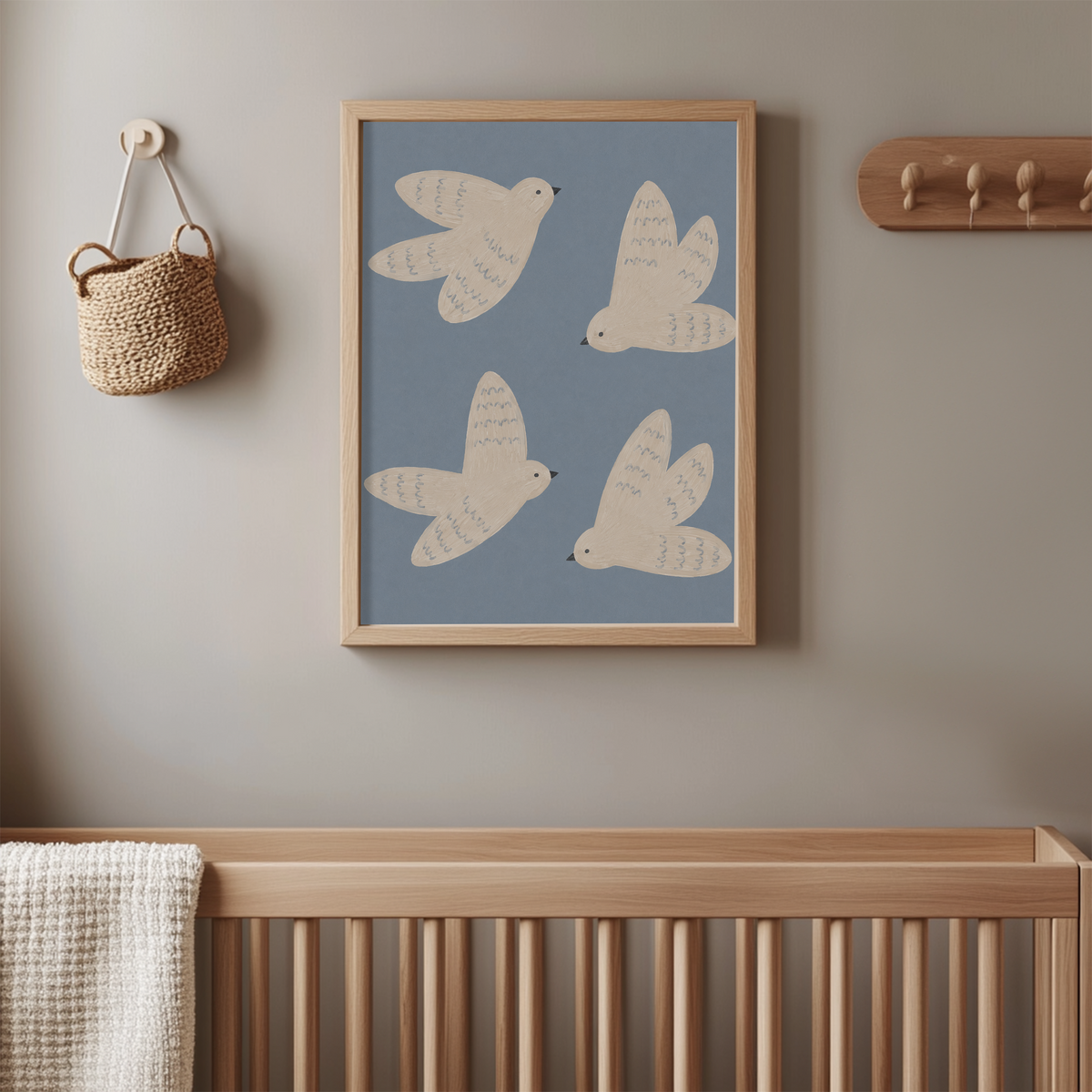 Flying Bird Wall Art Poster
